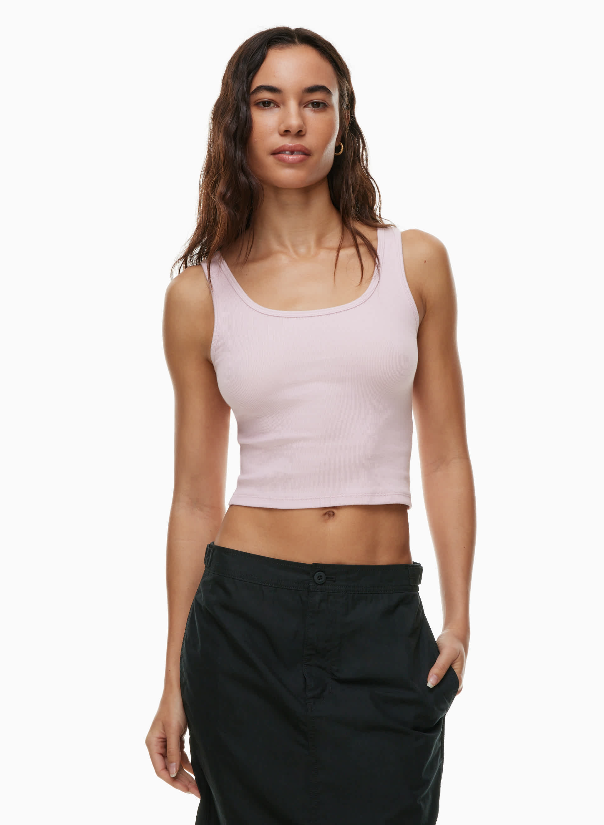 HomeStretch™ Scoopneck Waist Tank | Aritzia US
