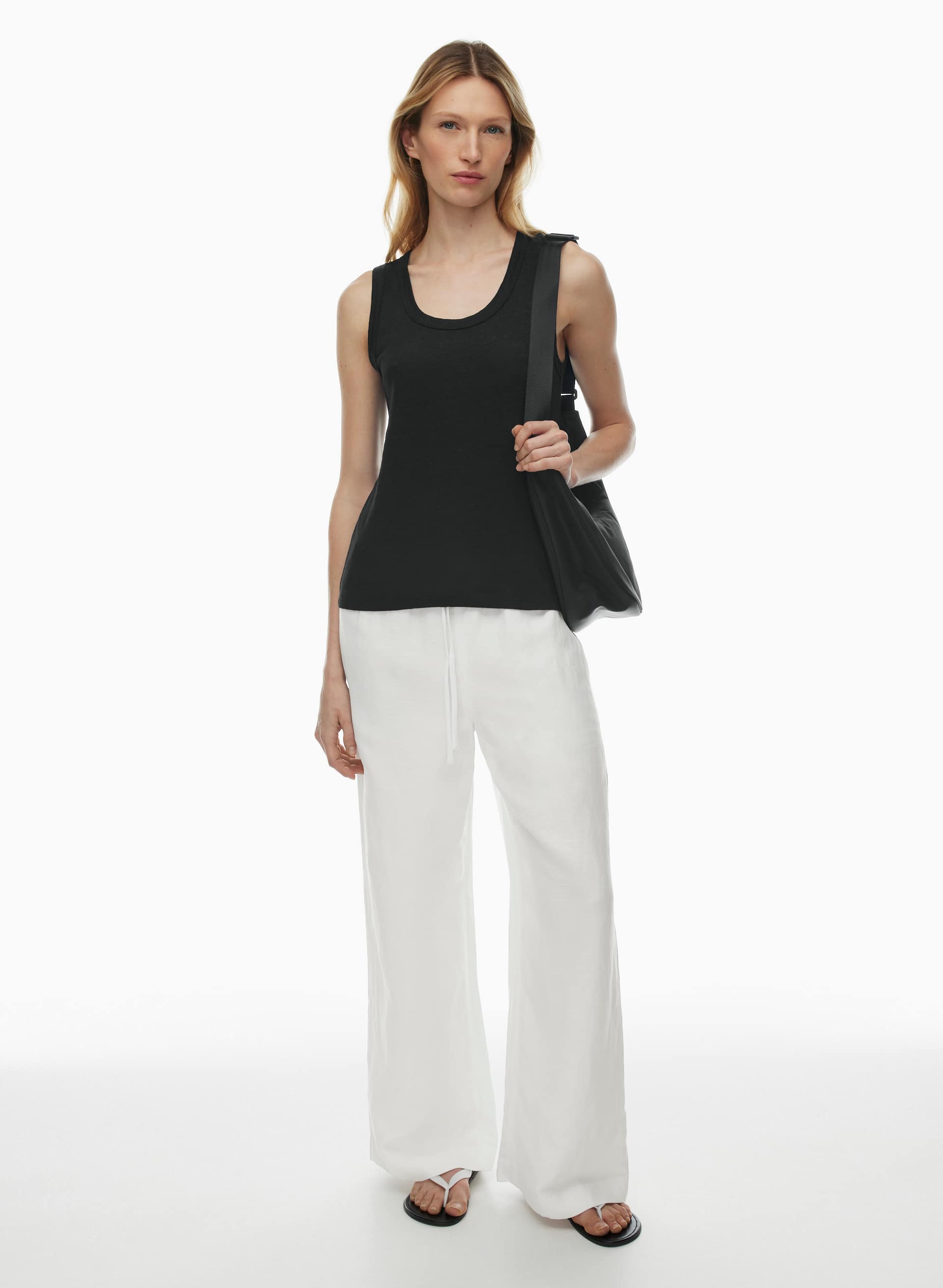 Kensal Linen Tank | Aritzia US