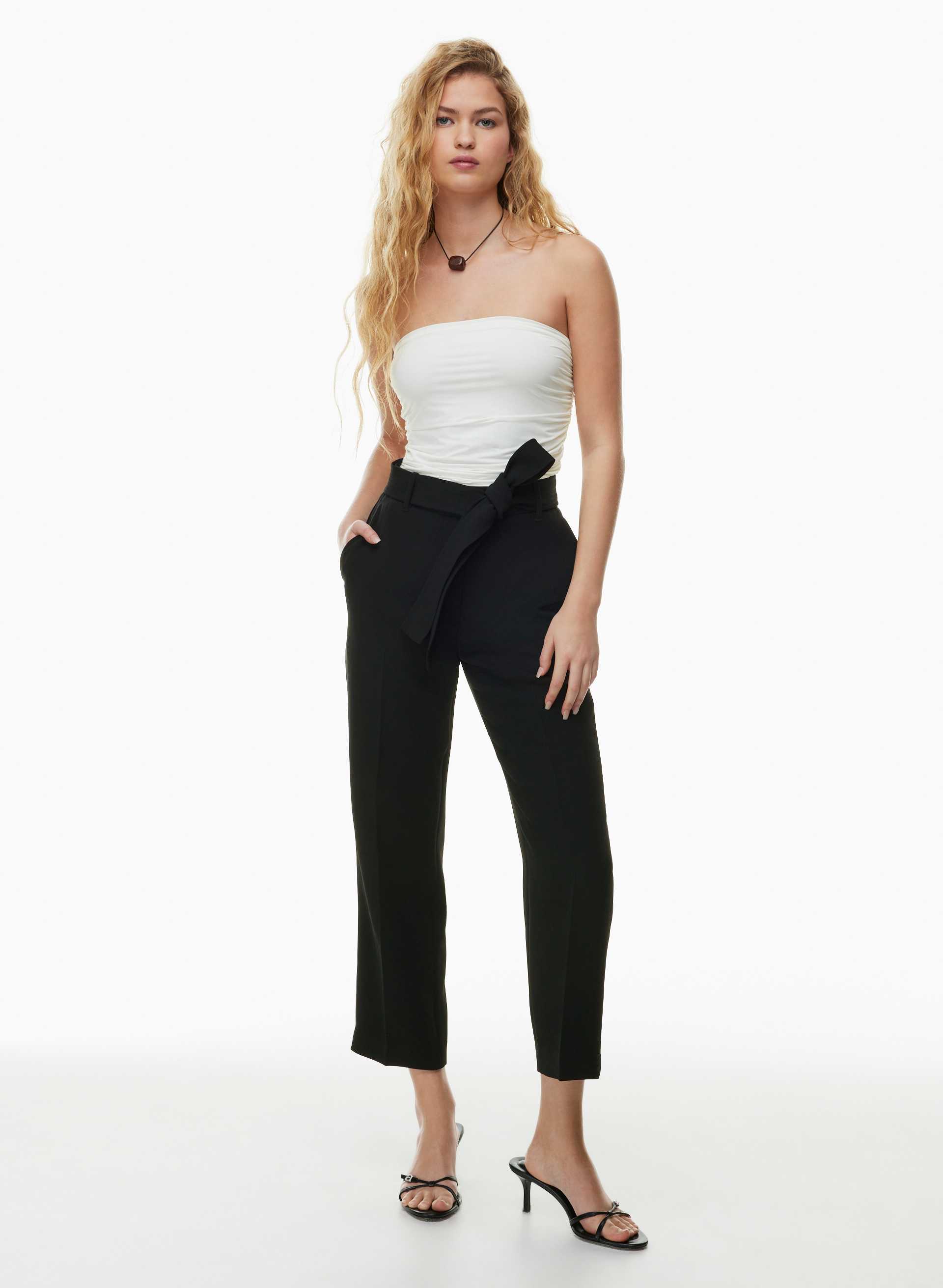 aritzia black dress pants Aritzia wilfred free black skinny dress pant, size 0 (additional 50% o   Belle Boutique Consignment