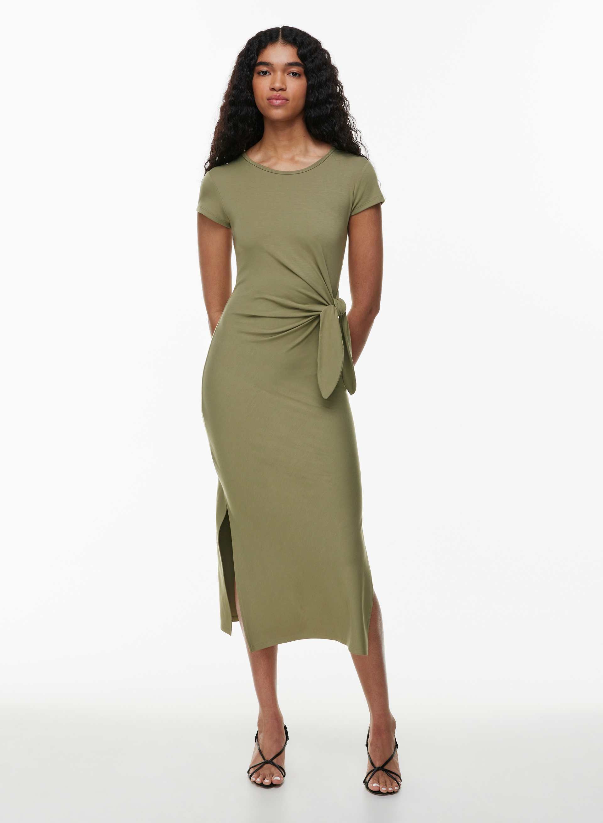 knee length dresses for ladies Fortune midi dress – VELVET CLOTHING CO