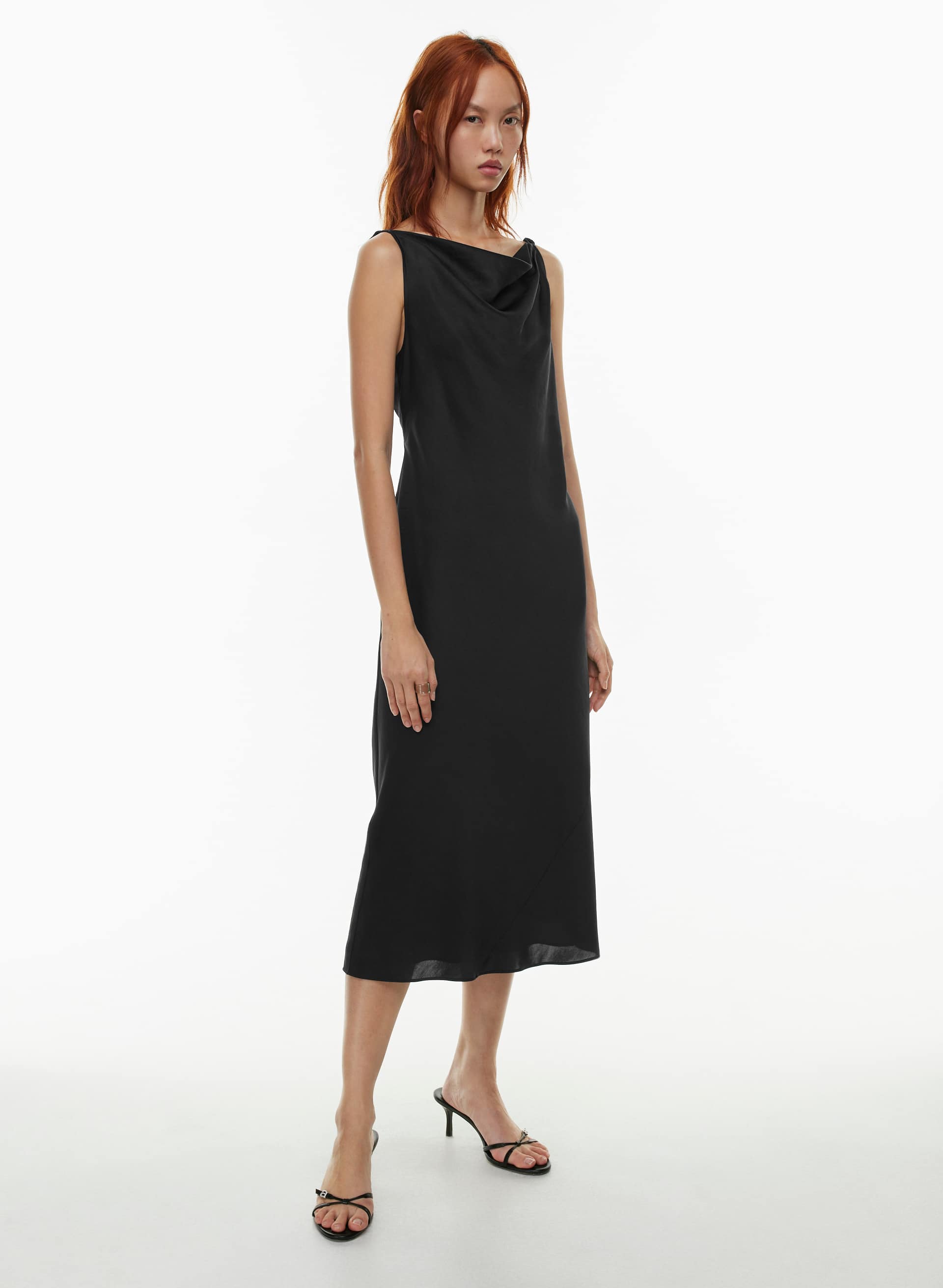 wilfred goddess satin dress Aritzia Wilfred Goddess Satin Dress, Size