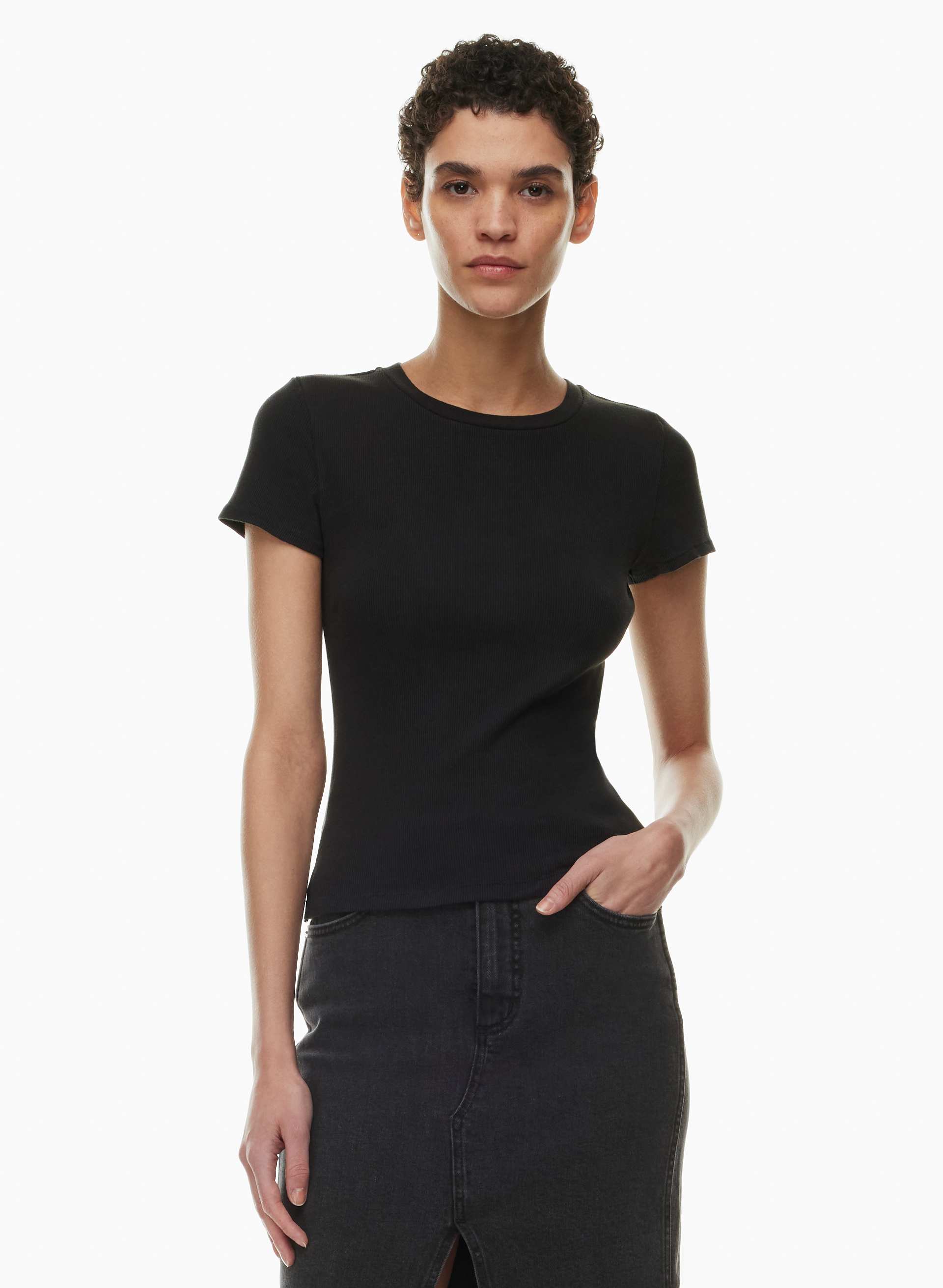 Denim Forum The '90s Baby Tee | Aritzia US