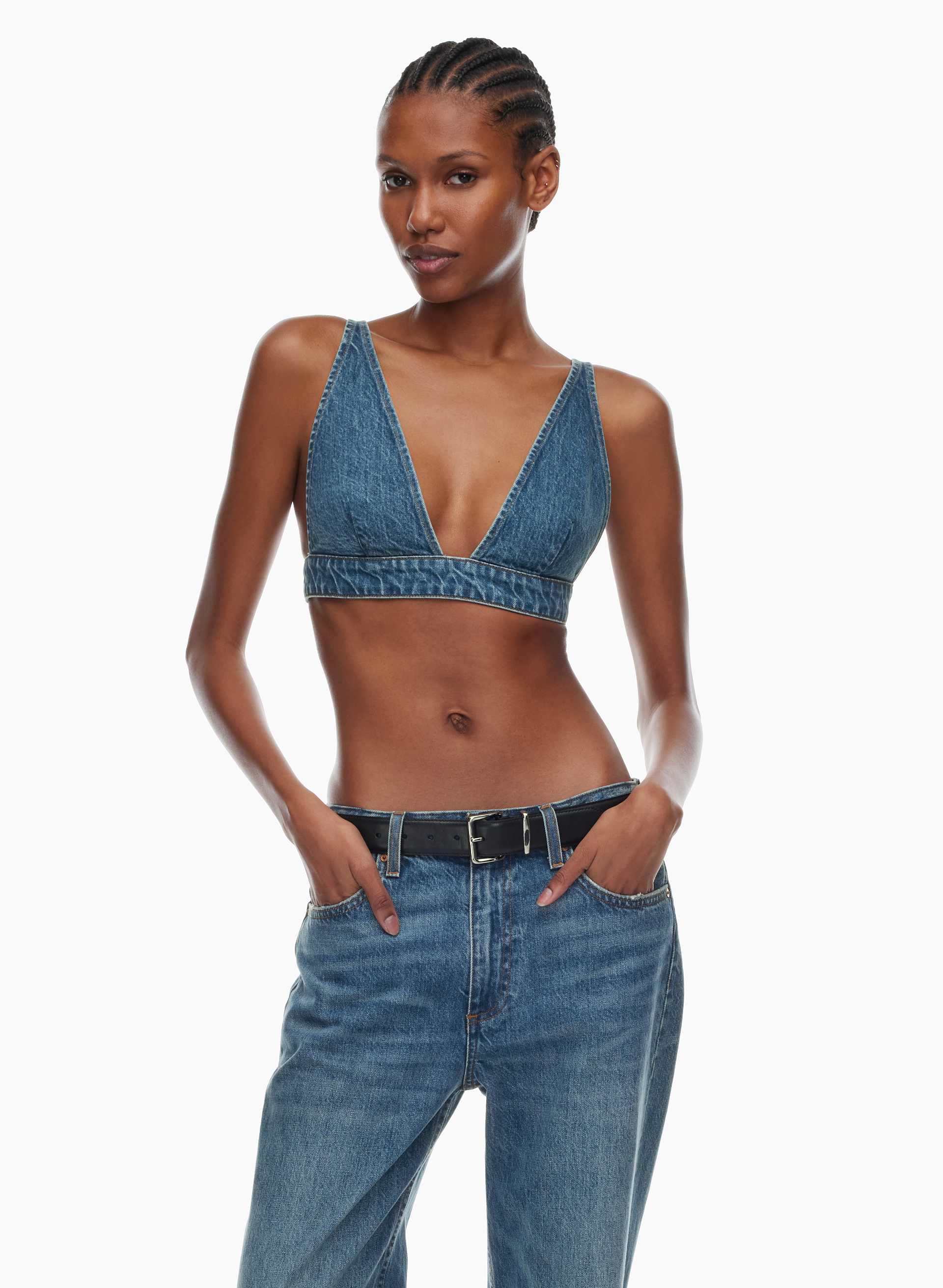 Denim Forum The '90s Denim Bra | Aritzia CA
