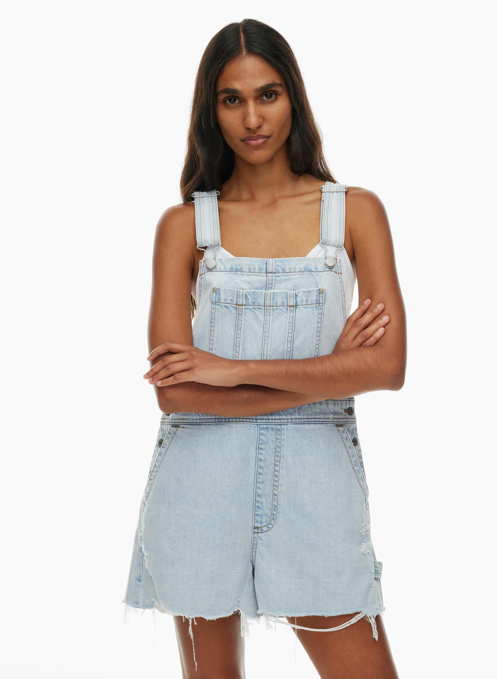 Denim Forum The '90s Silvie Baggy Shortall | Aritzia US