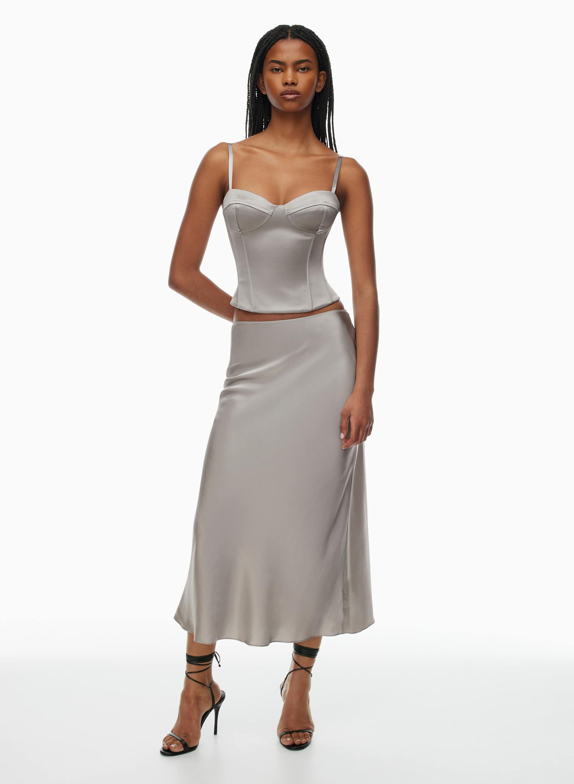 Dazzle Satin Bustier | Aritzia US