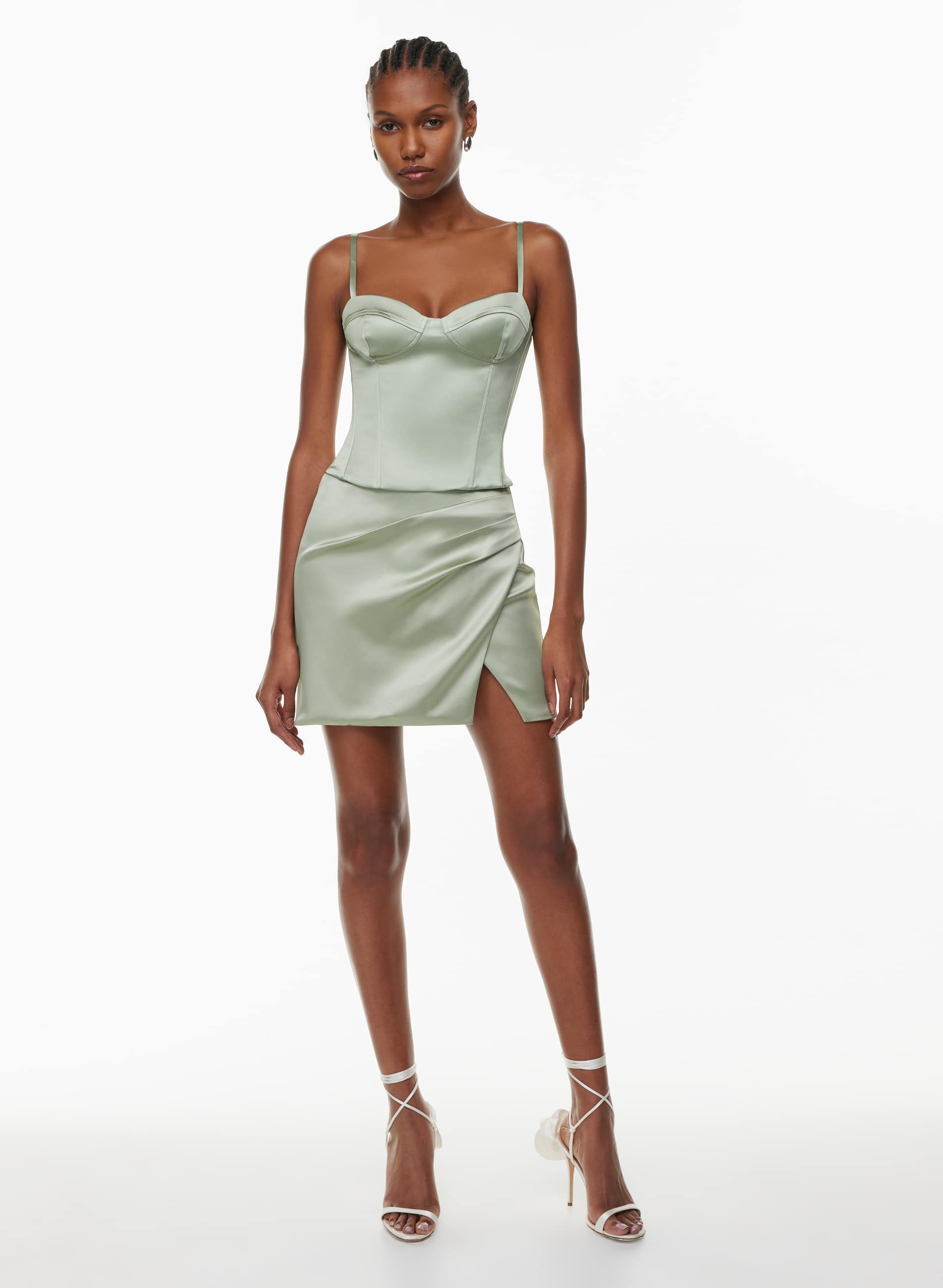 Dazzle Satin Bustier | Aritzia US