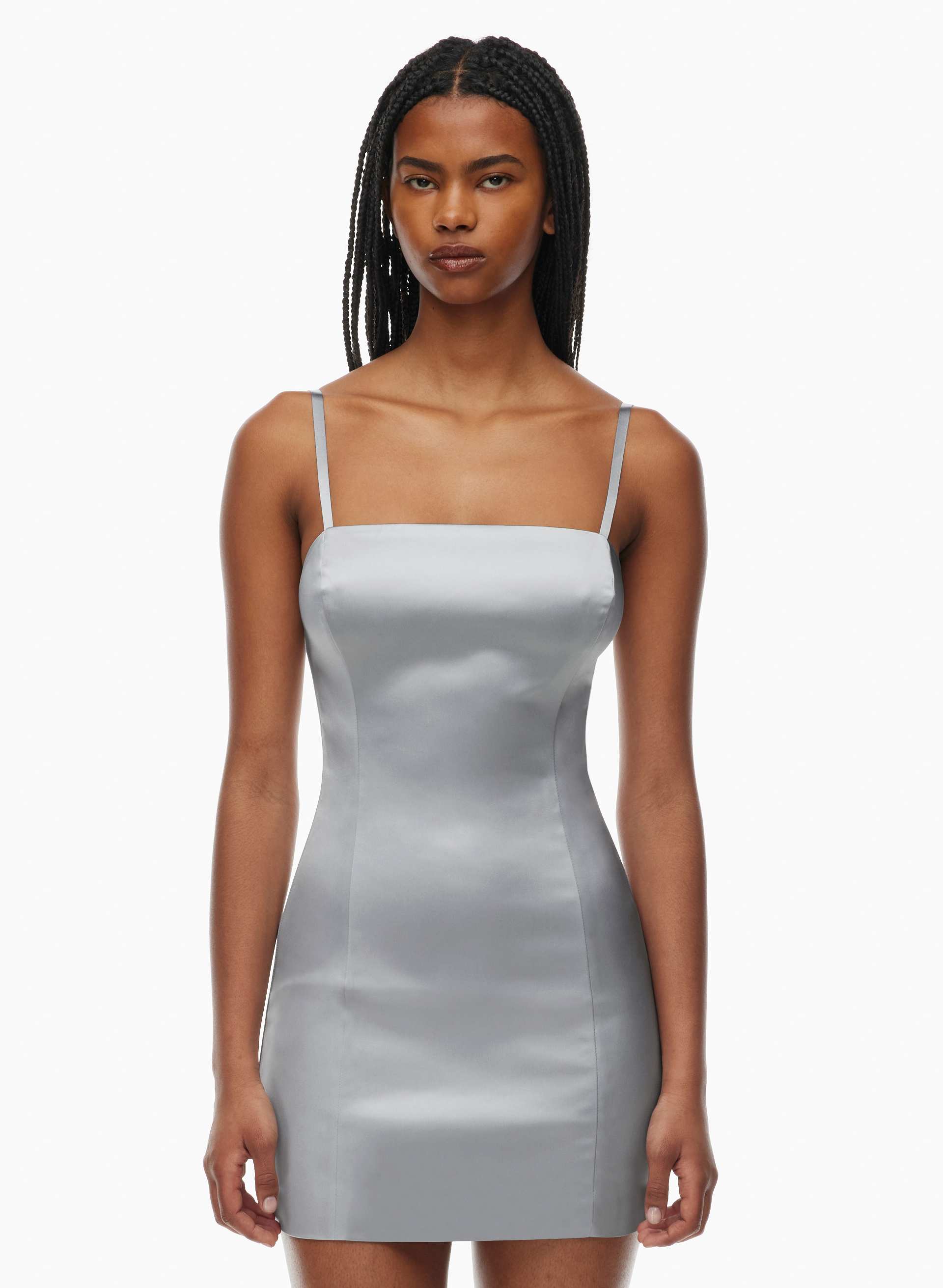 Shimmer Satin Dress