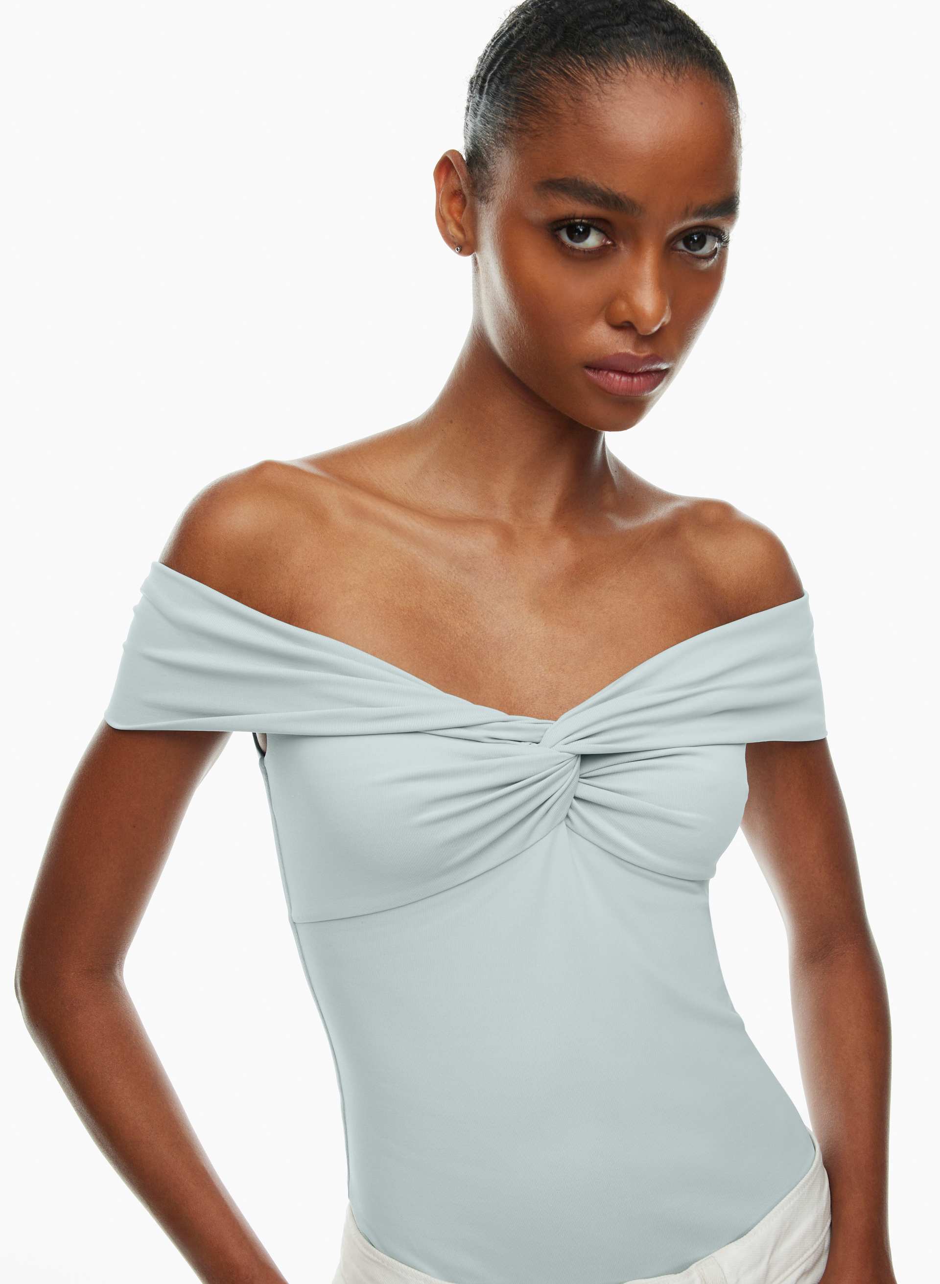 Original Contour Twist Off-Shoulder Top | Aritzia US