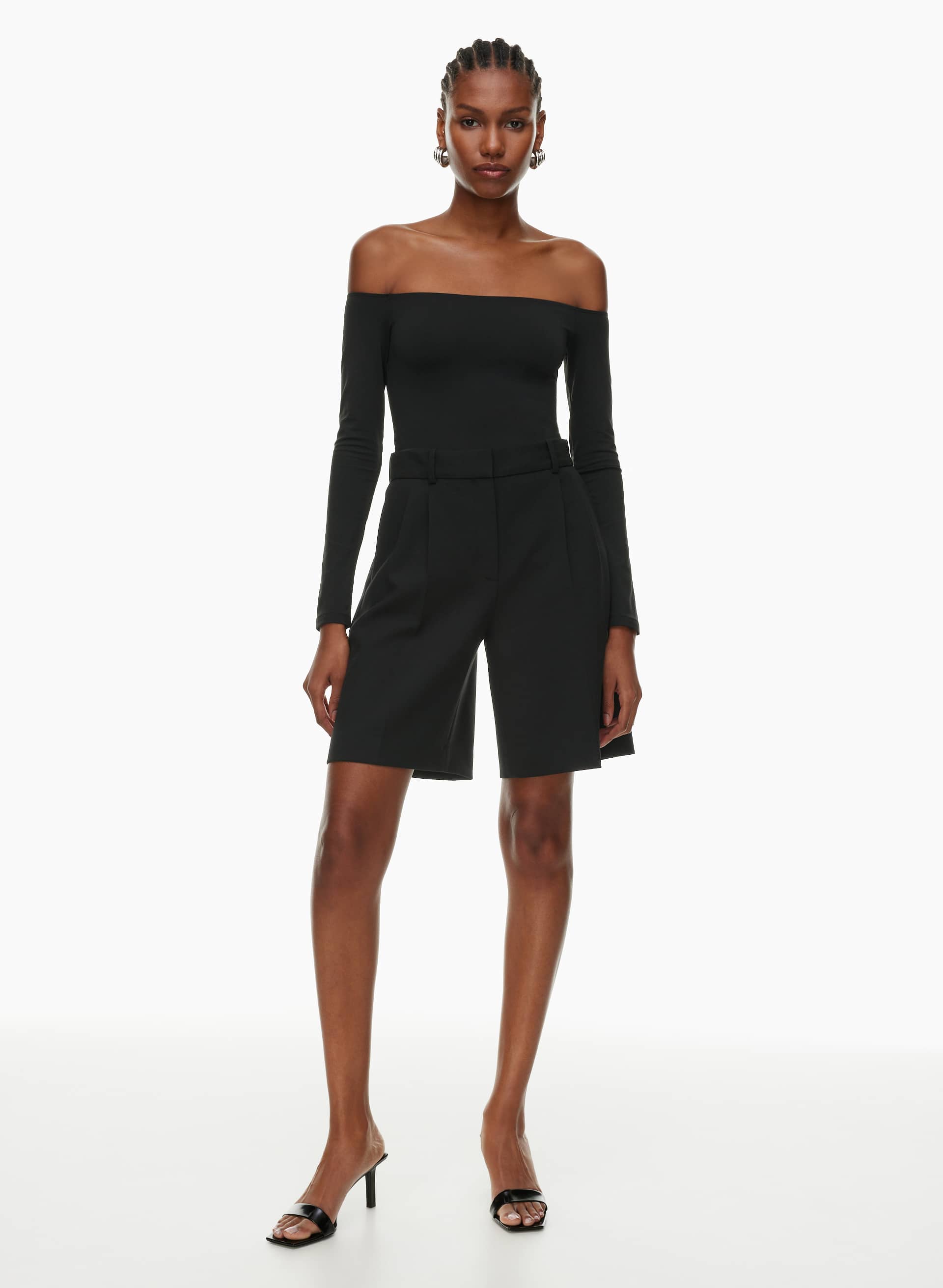 Contour Off-Shoulder Longsleeve | Aritzia US