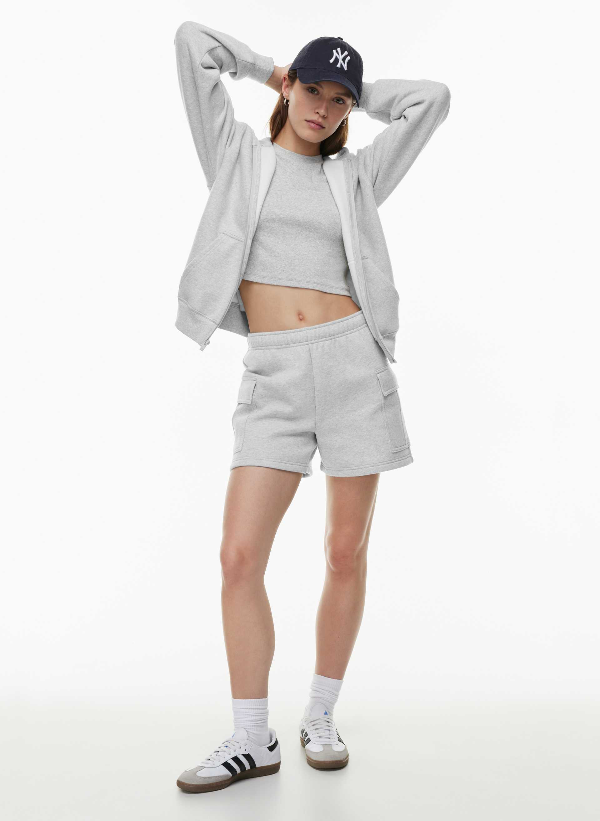 Cozy Sweatfleece Mega Cargo™ Mid-Thigh Short | Aritzia US