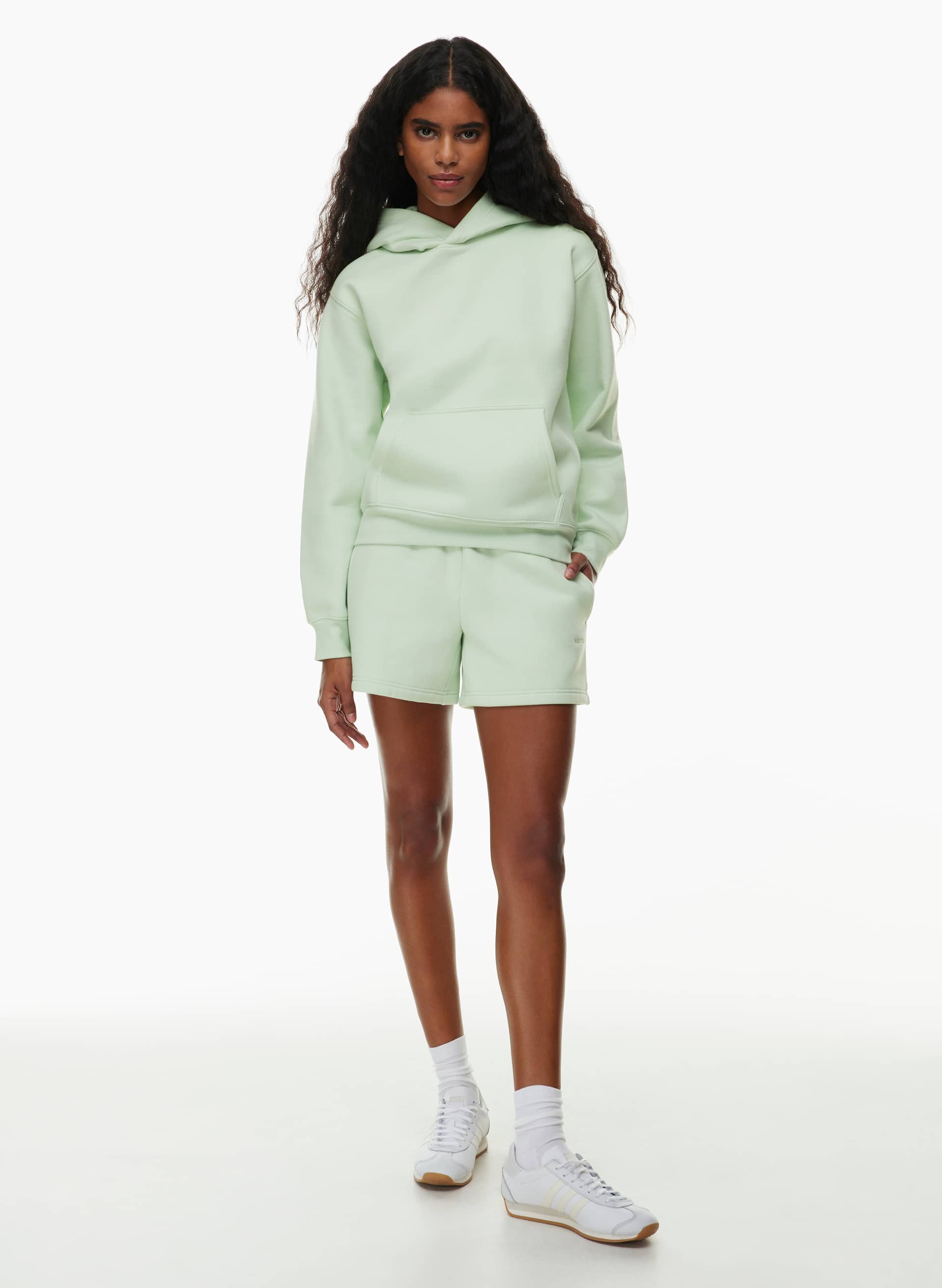 Cozy Fleece New Boyfriend Lo Mid-Thigh Short | Aritzia US