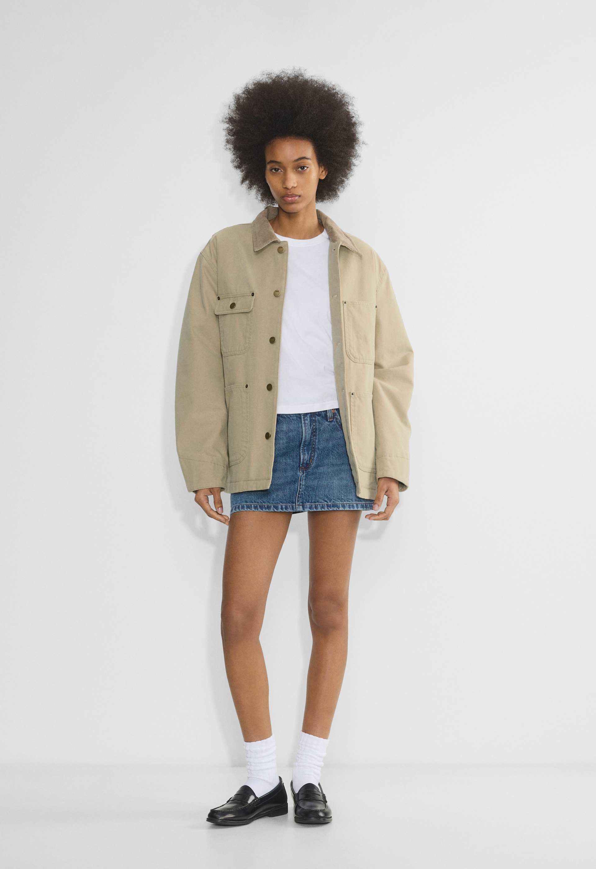 Denim Forum The ‘90s Vintage Micro Denim Skirt