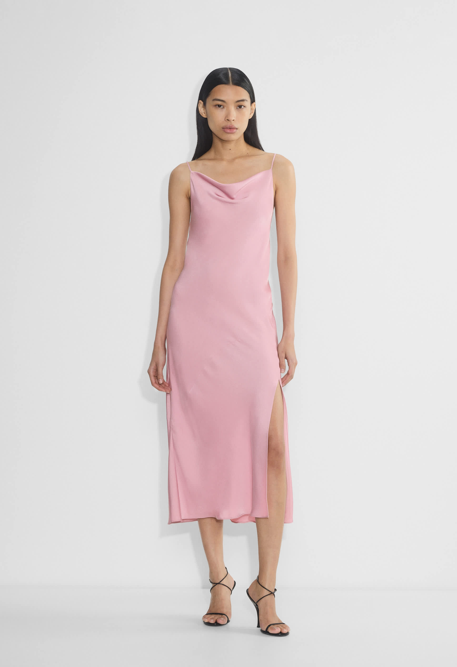 Fonda Satin Dress | Aritzia INTL