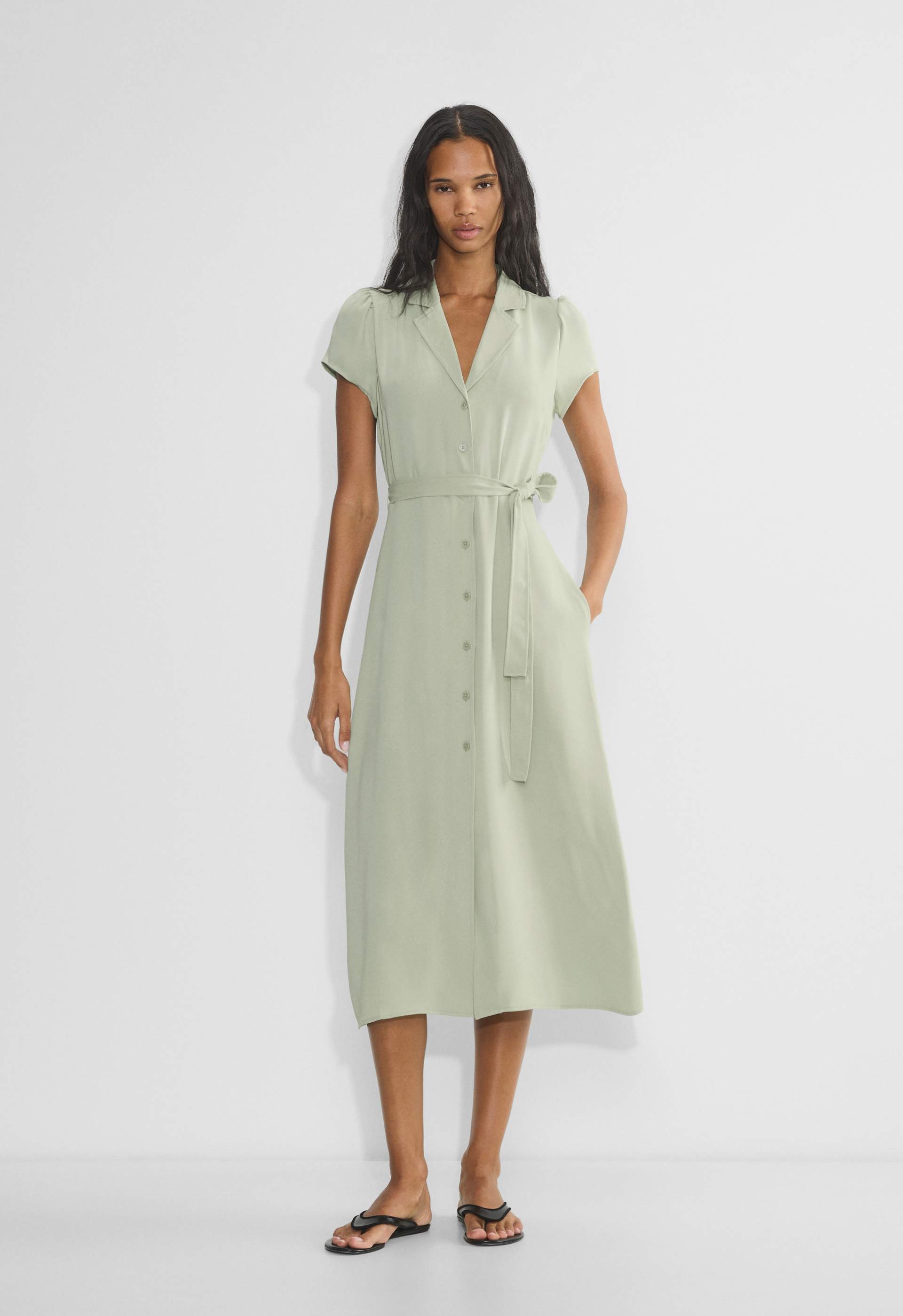 aritzia white shirt dress Aritzia Wilfred Shirt Dress, Size small, Missing