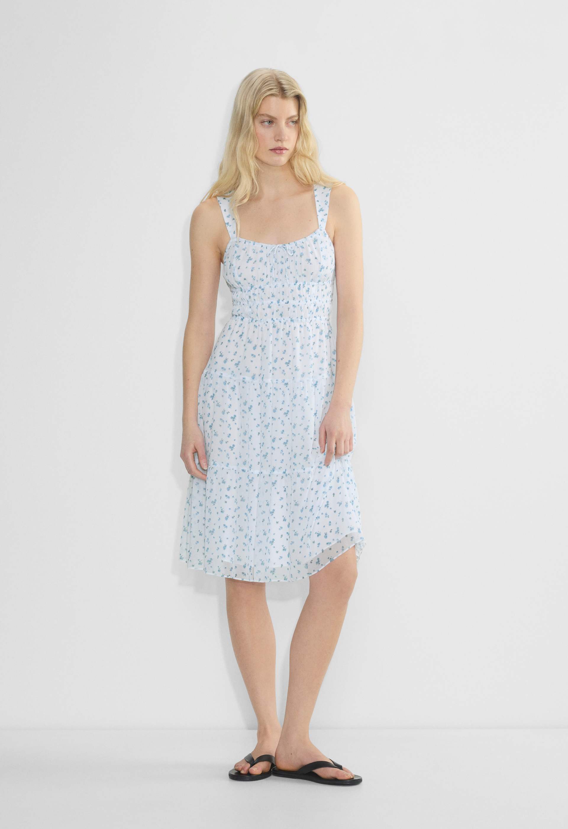 sunday best martine midi dress Aritzia Dew Blue Sunday Best Martine Poplin Midi