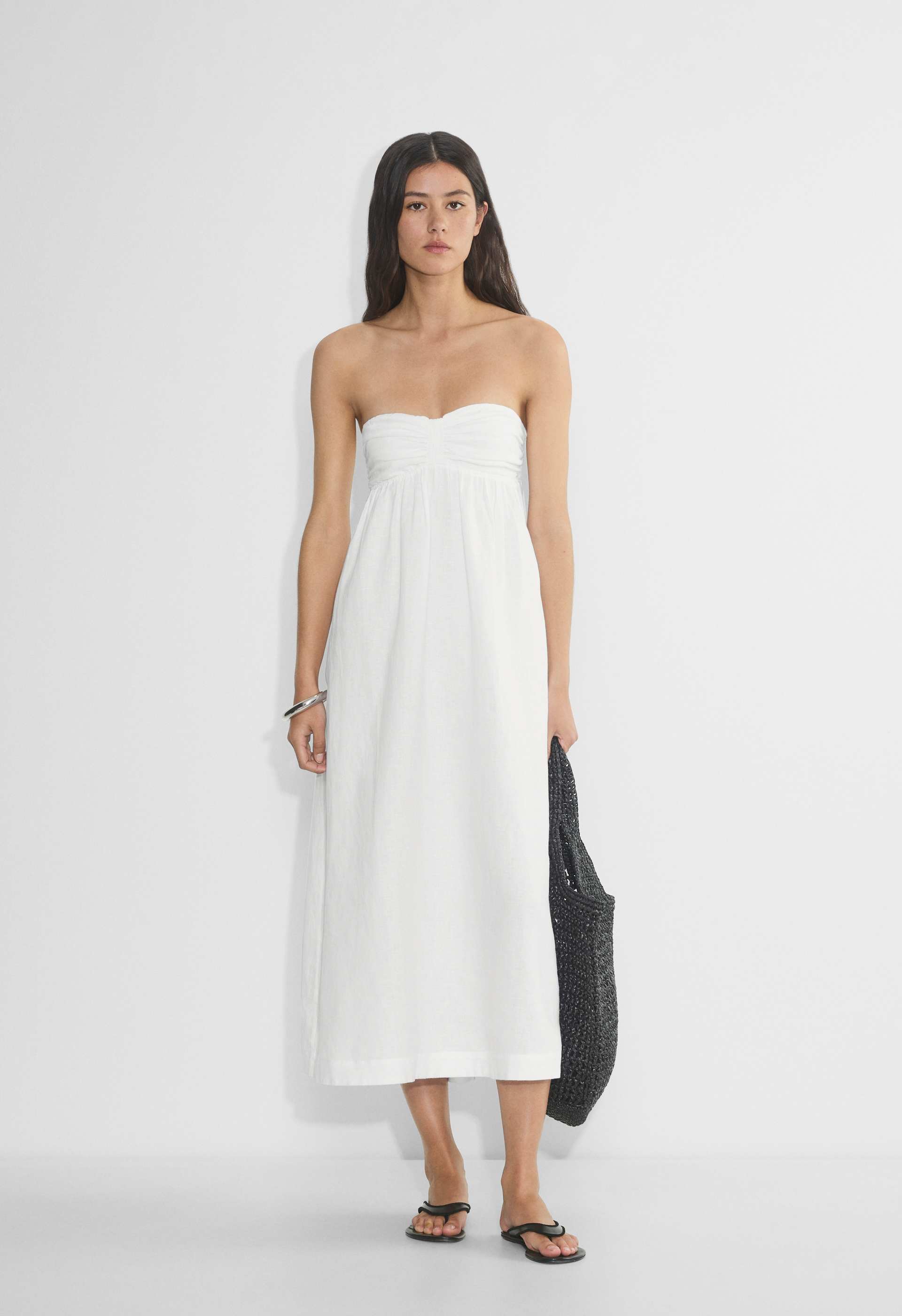 Delos Linen Dress | Aritzia CA