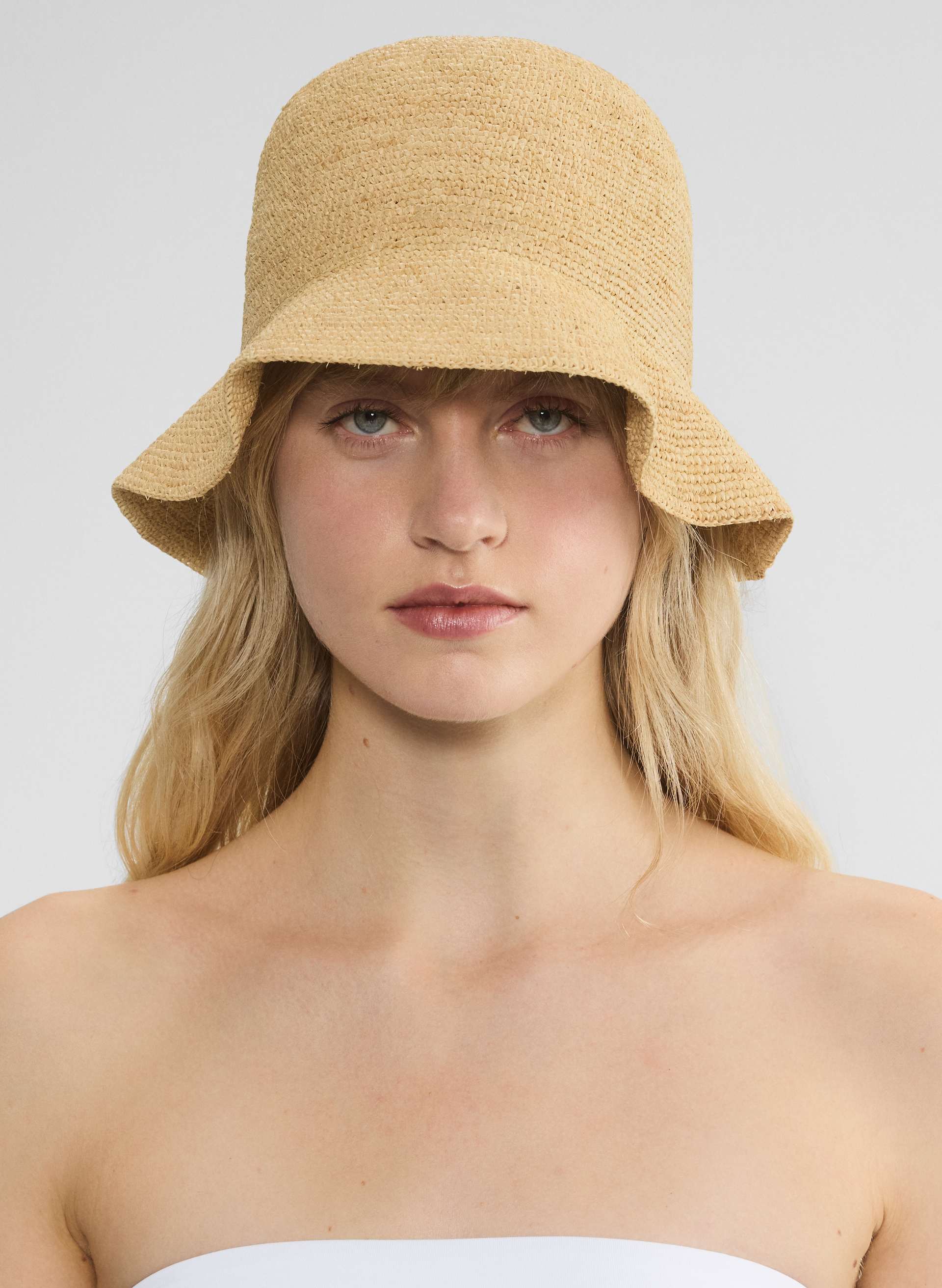Sunbeam Raffia Mini-Brim Hat | Aritzia US