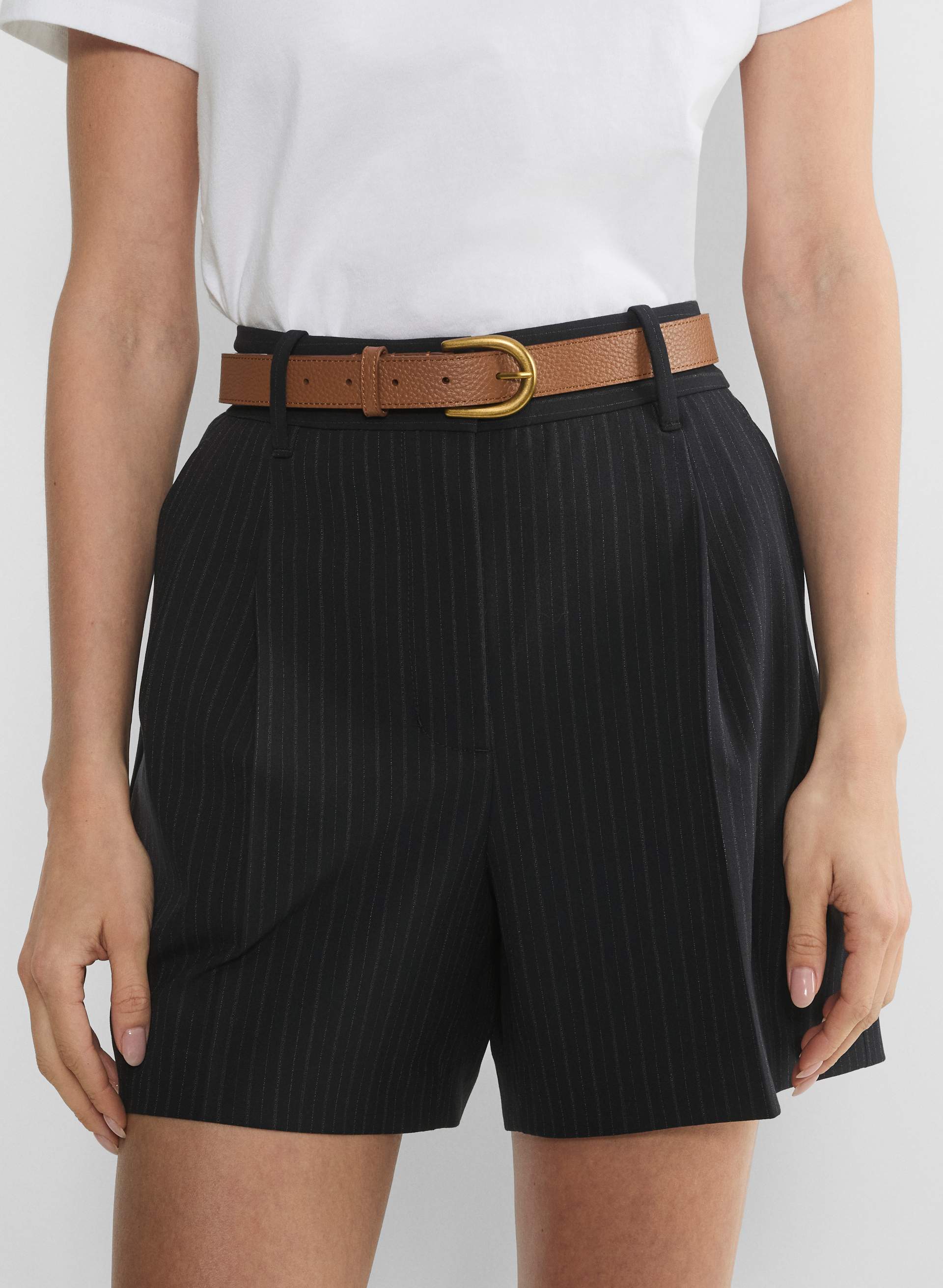 Aritzia - Wilfred Accent Solid Brass Leather Belt Accent Leather Belt | Aritzia US main image 4