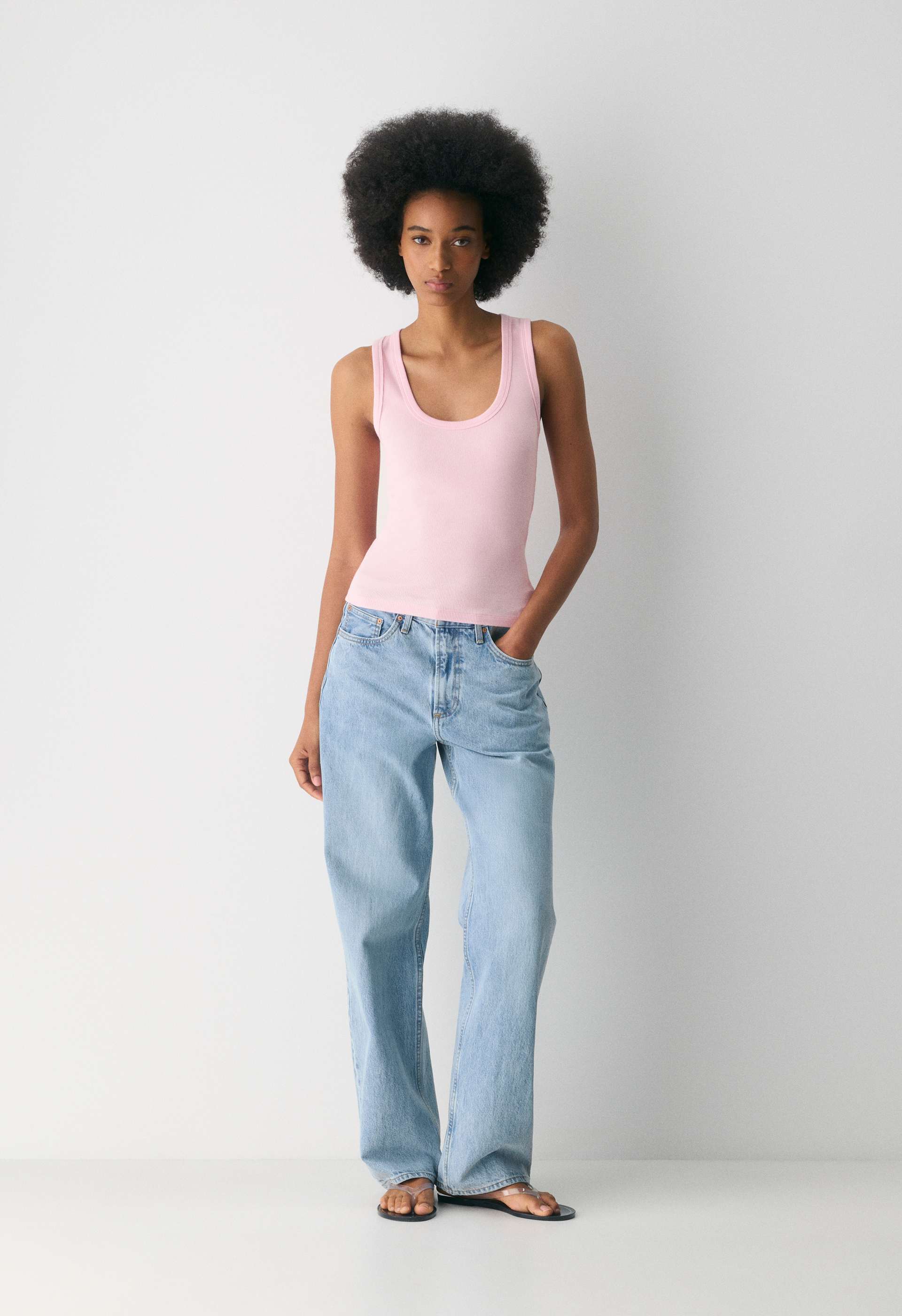 HomeStretch™ Rib Vinyl Tank | Aritzia INTL