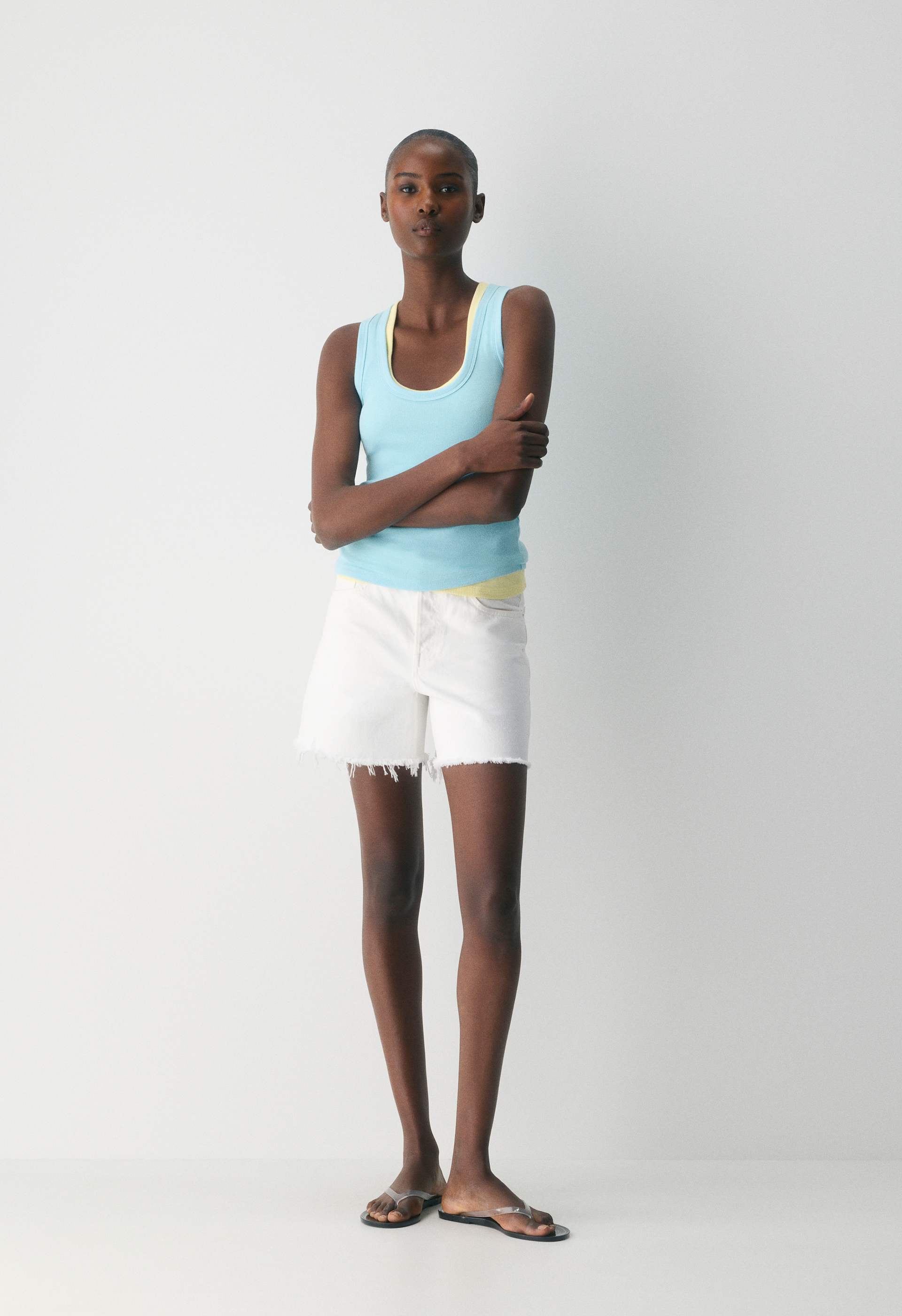 HomeStretch™ Rib Vinyl Tank | Aritzia US