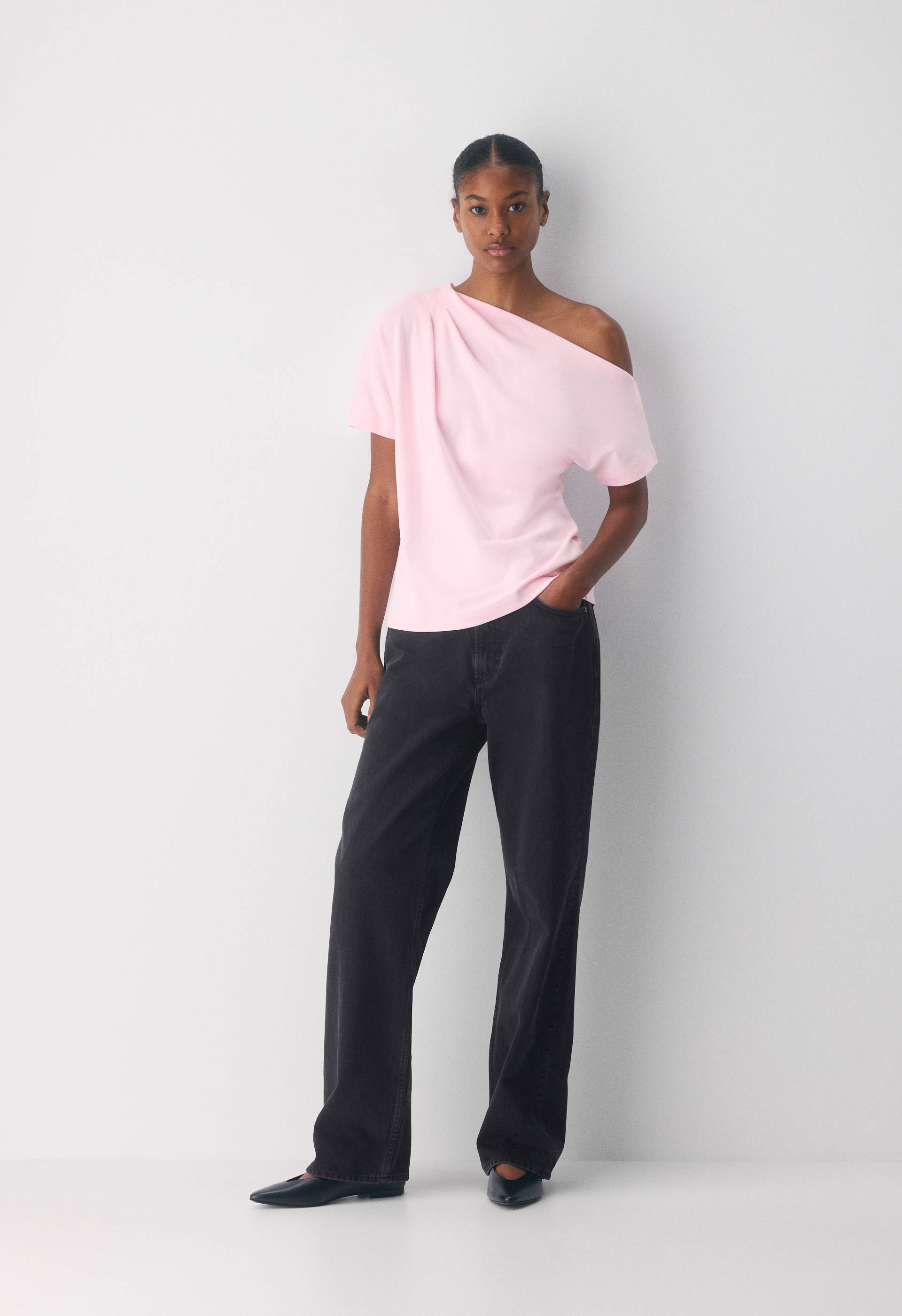 InterLock Cotton Script Top | Aritzia US