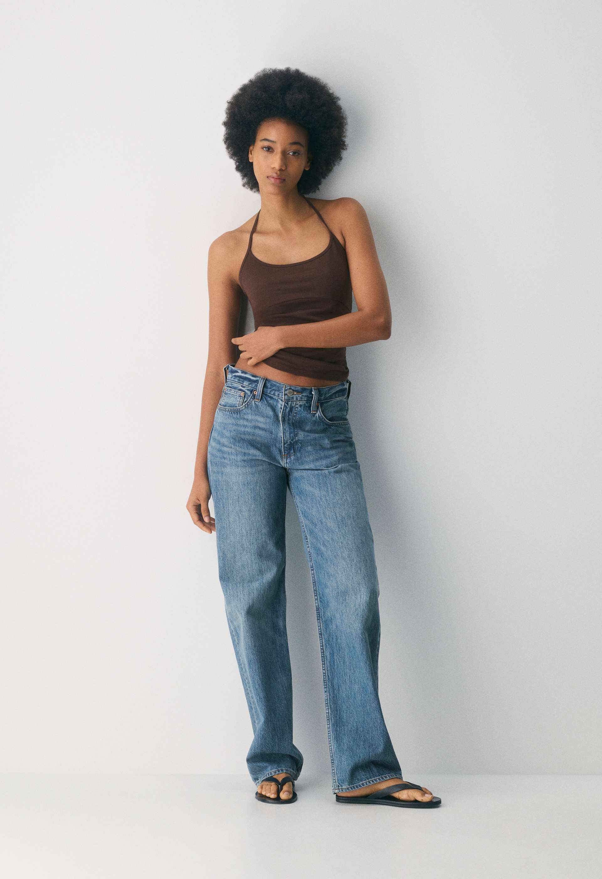 HomeStretch™ Smooth Deejay Halter Top | Aritzia US