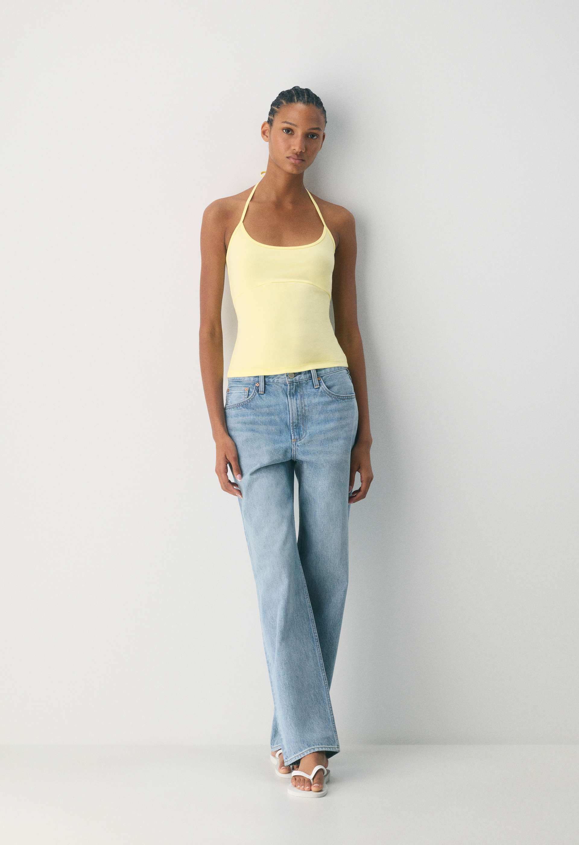 HomeStretch™ Smooth Deejay Halter Top | Aritzia US