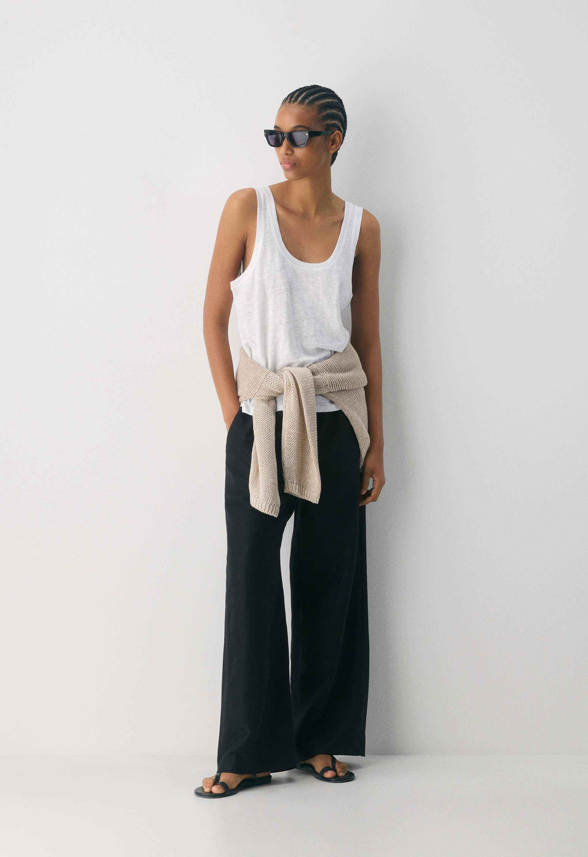 Loom Linen Marseille Tank | Aritzia US