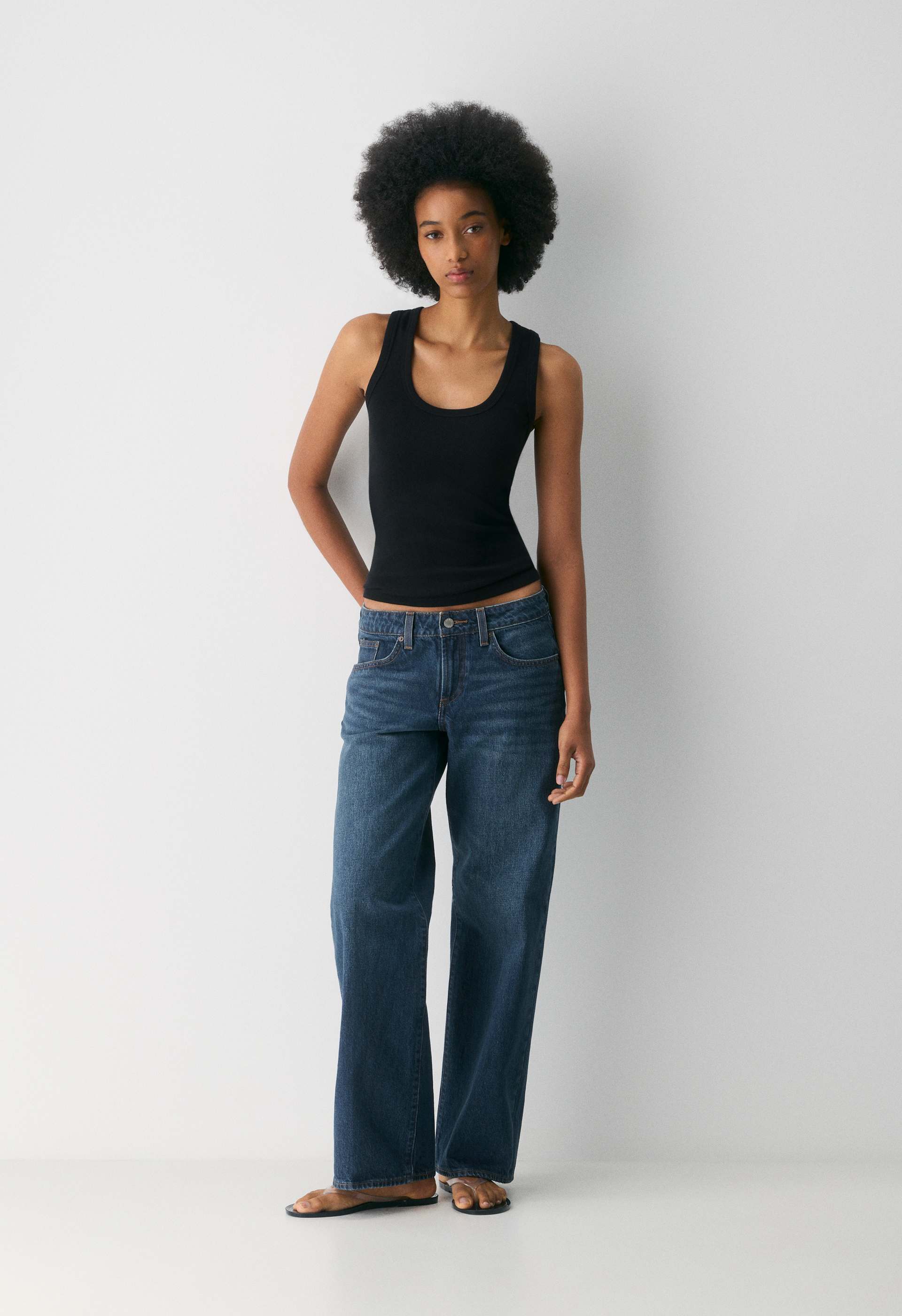 HomeStretch™ Rib Vinyl Hip Tank | Aritzia US