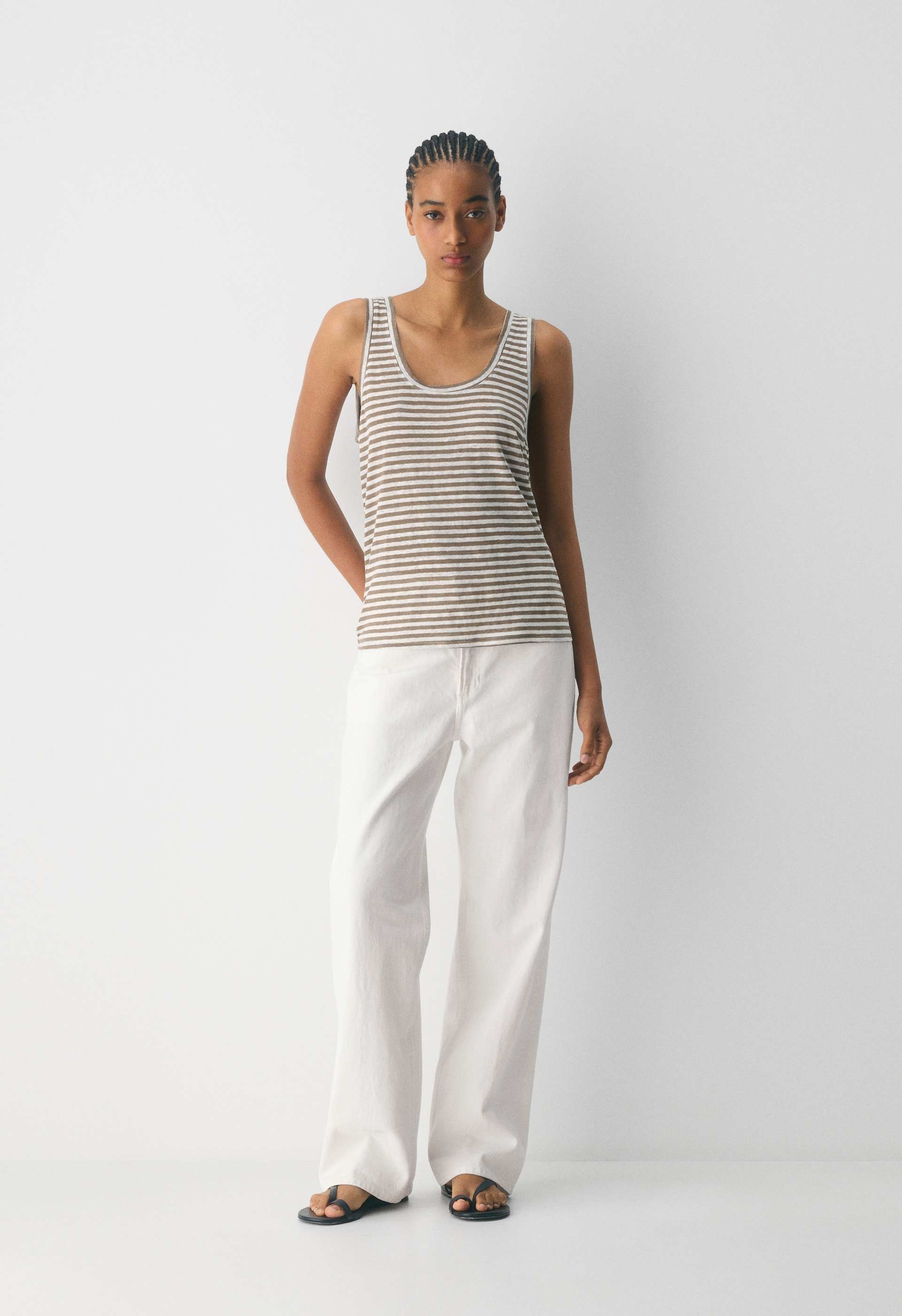 Loom Linen Marseille Tank | Aritzia US