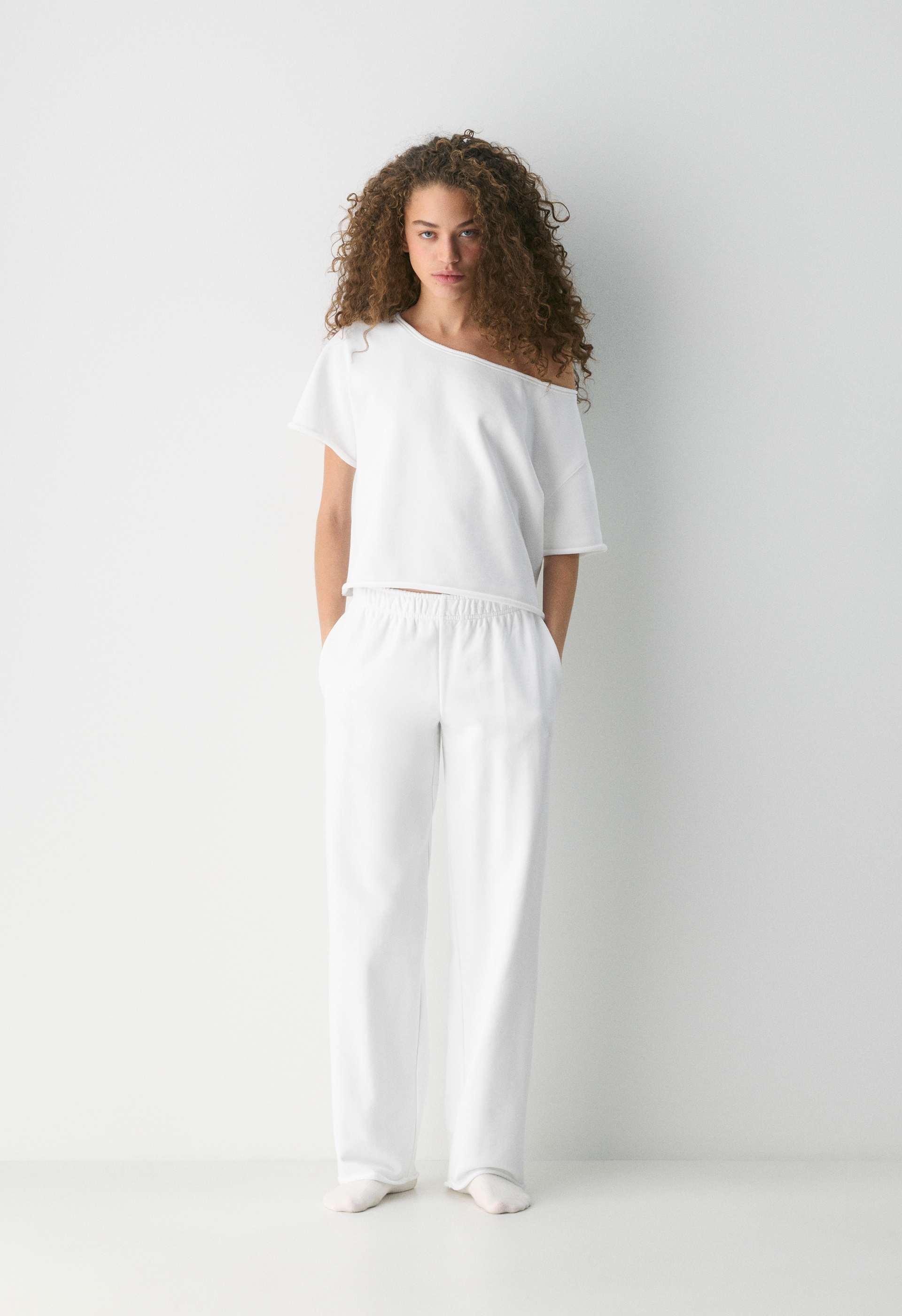 T-Shirt Parfait Décoll. Bat. - Moll. Éponge