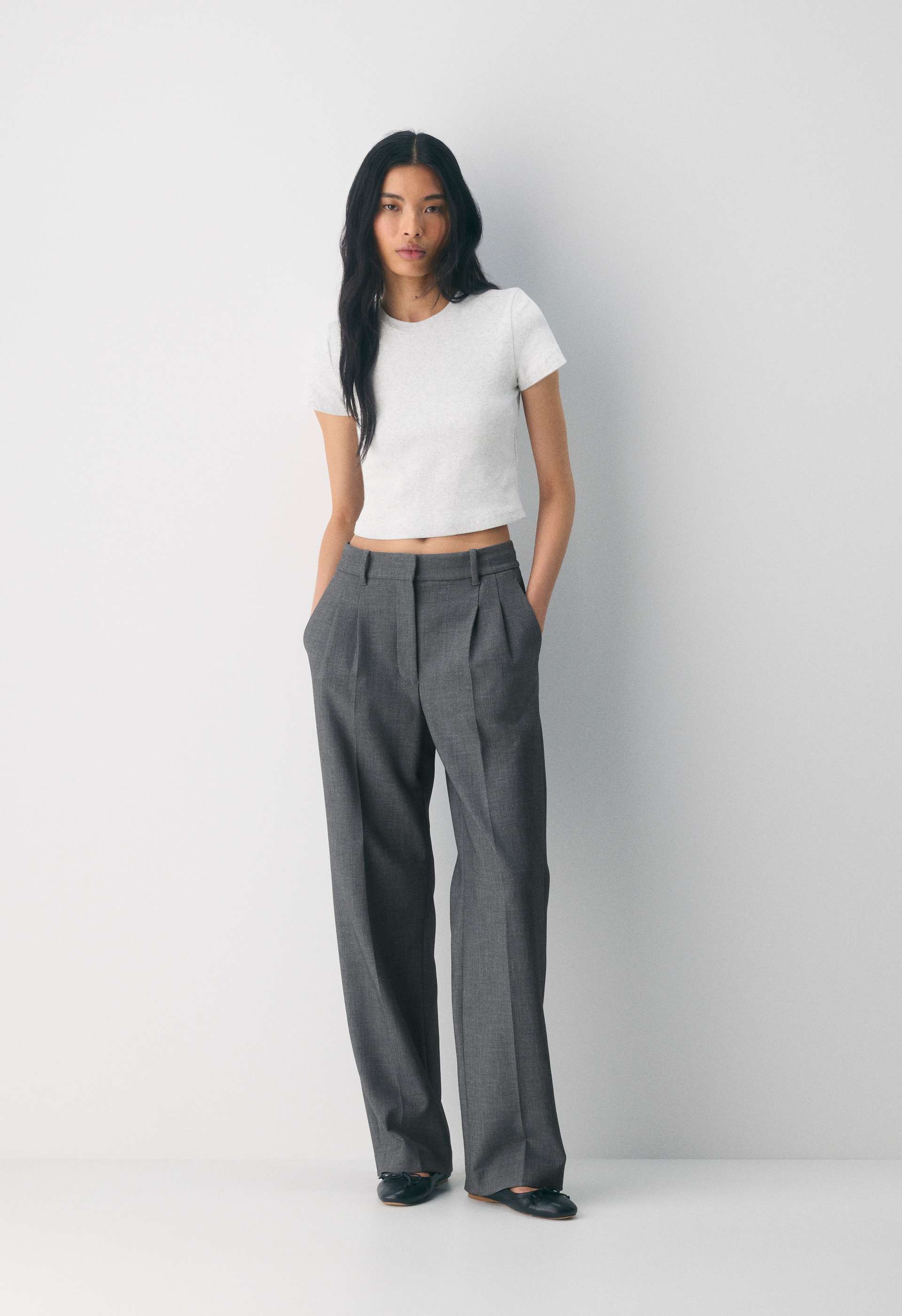 HomeStretch™ Rib Tune Waist T-Shirt