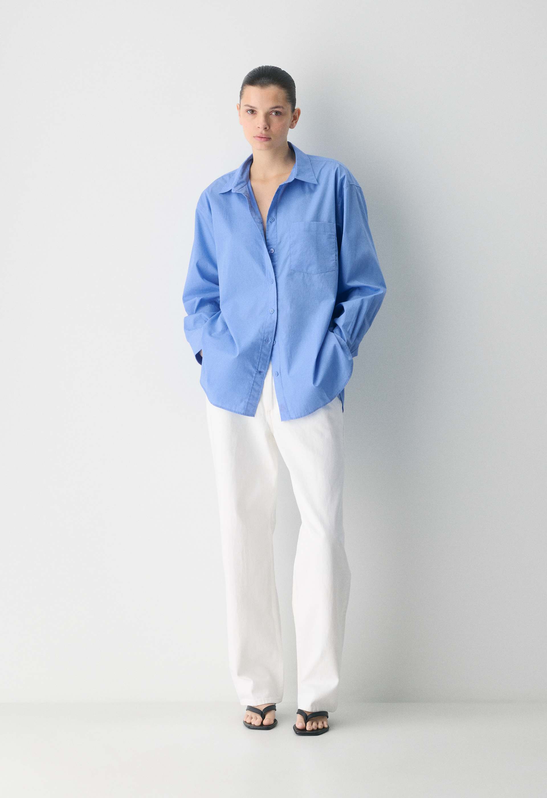 OUTRO OVERSIZED POPLIN SHIRT