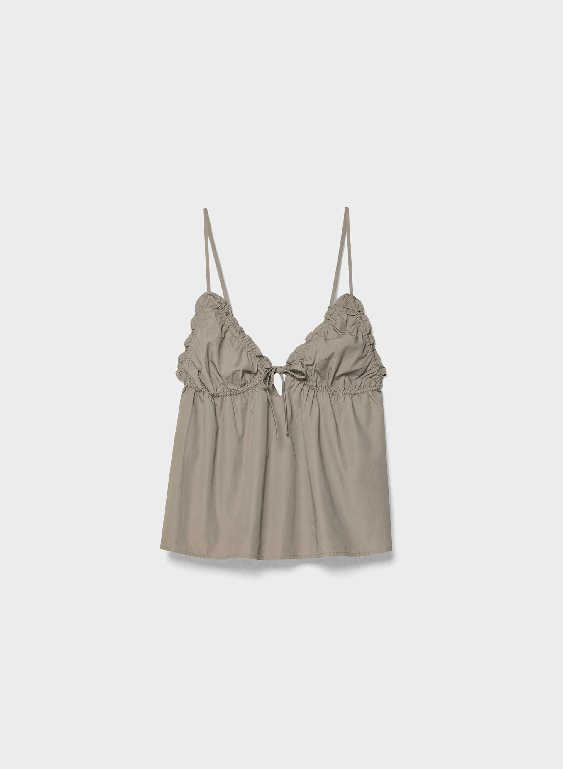 CAVIAR POPLIN CAMISOLE