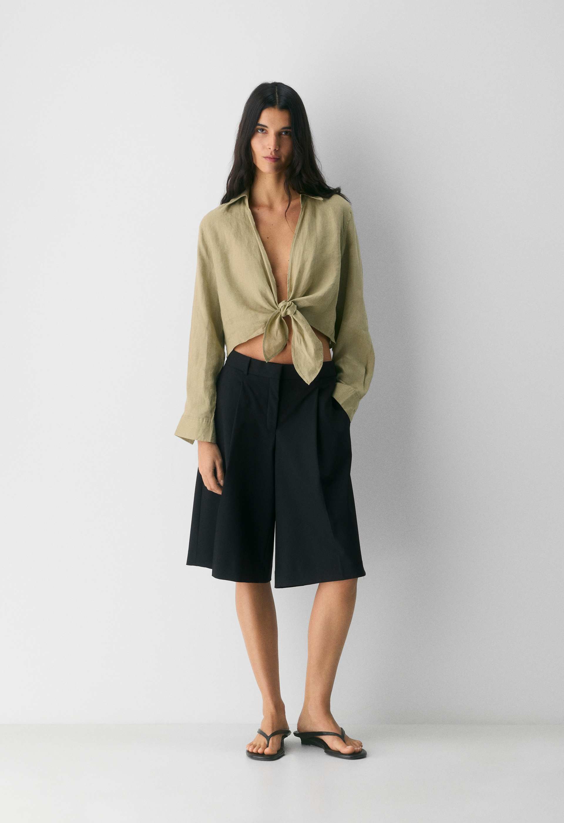 い*ん様 rehellinen connect blouseレヘッリネン コネク Connection Linen Blouse | Aritzia US