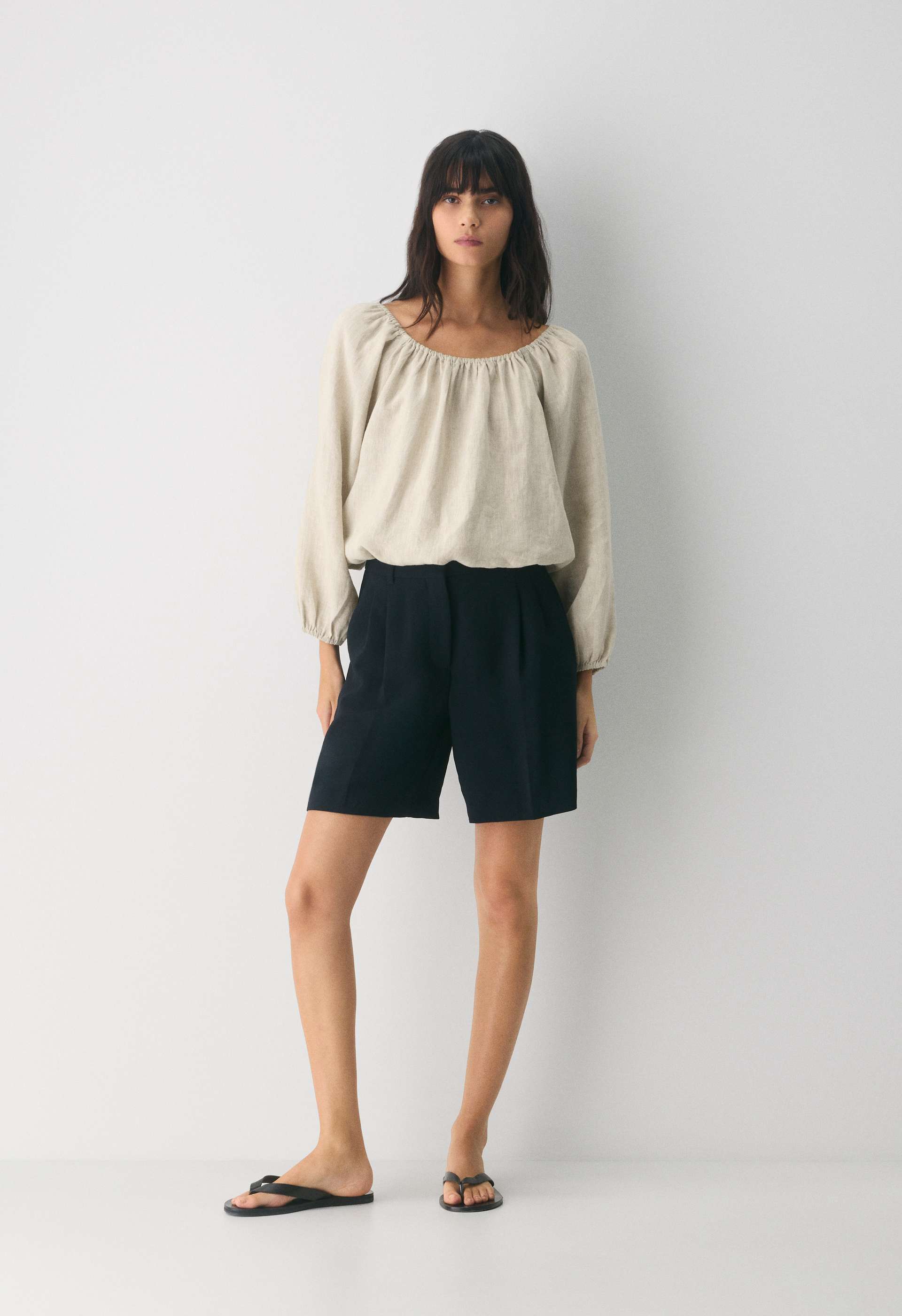 Fiore Linen Blouse