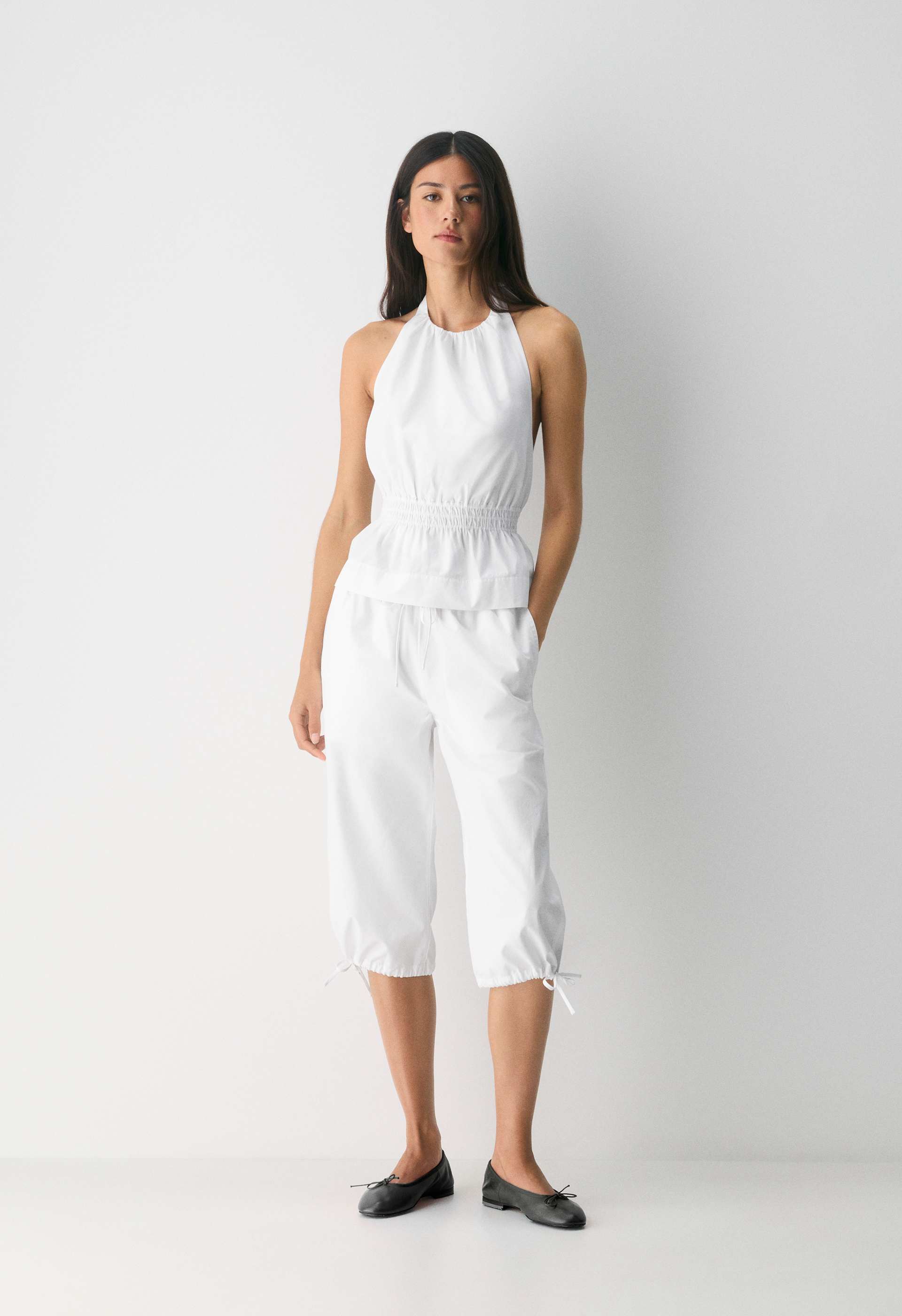 Elinor Poplin Halter Top