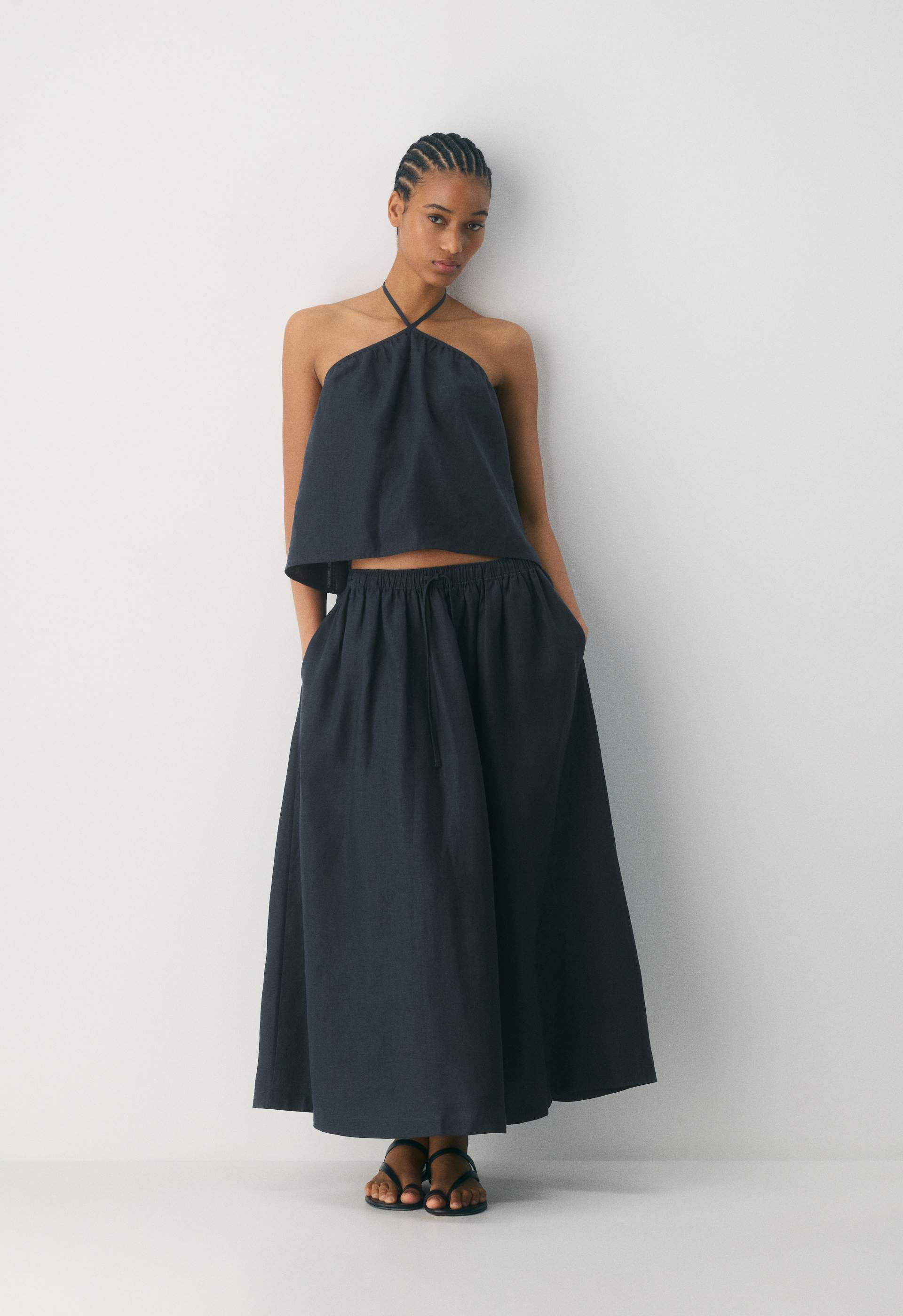 Retreat Linen Halter Top