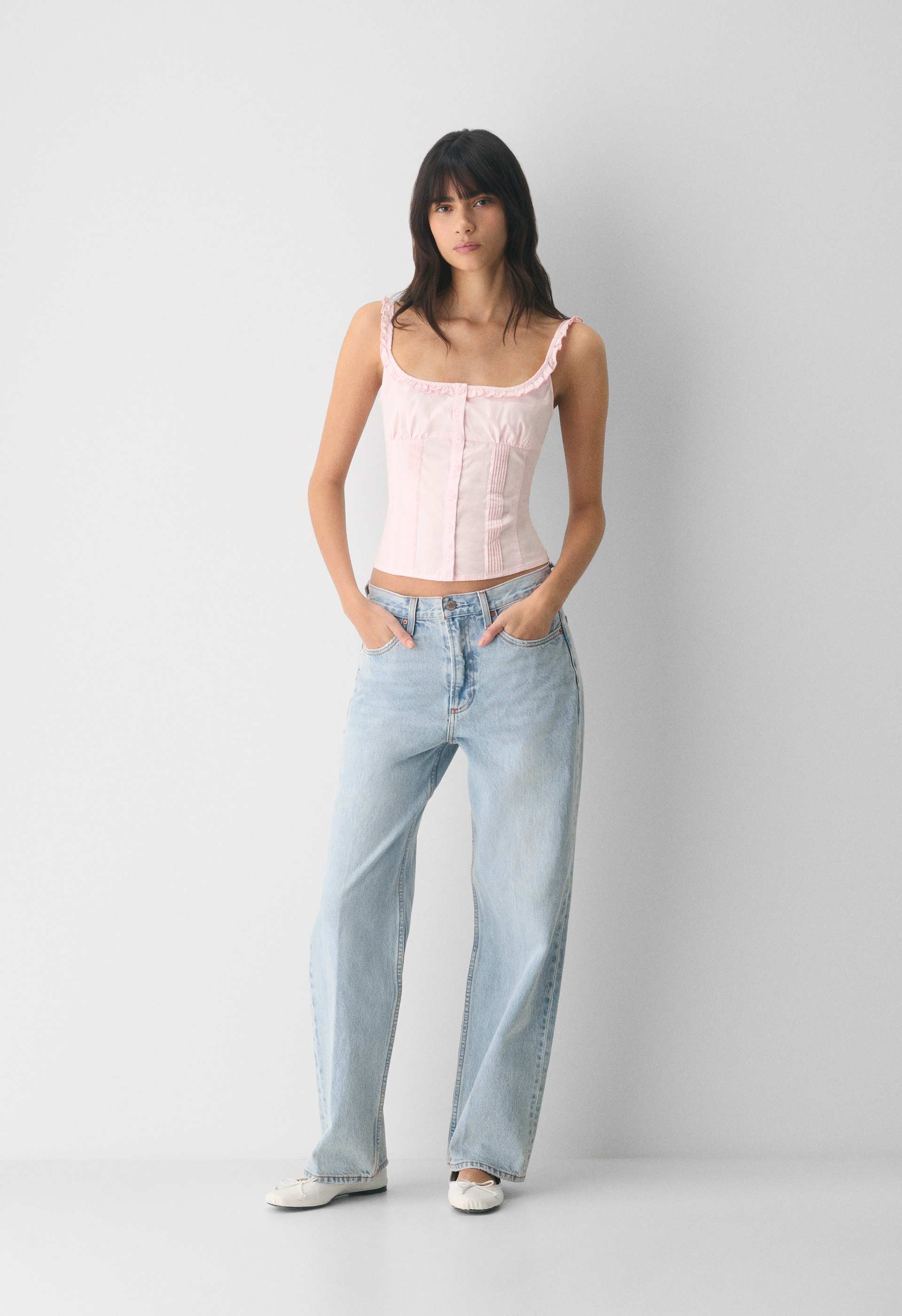 Gumdrop Poplin Top