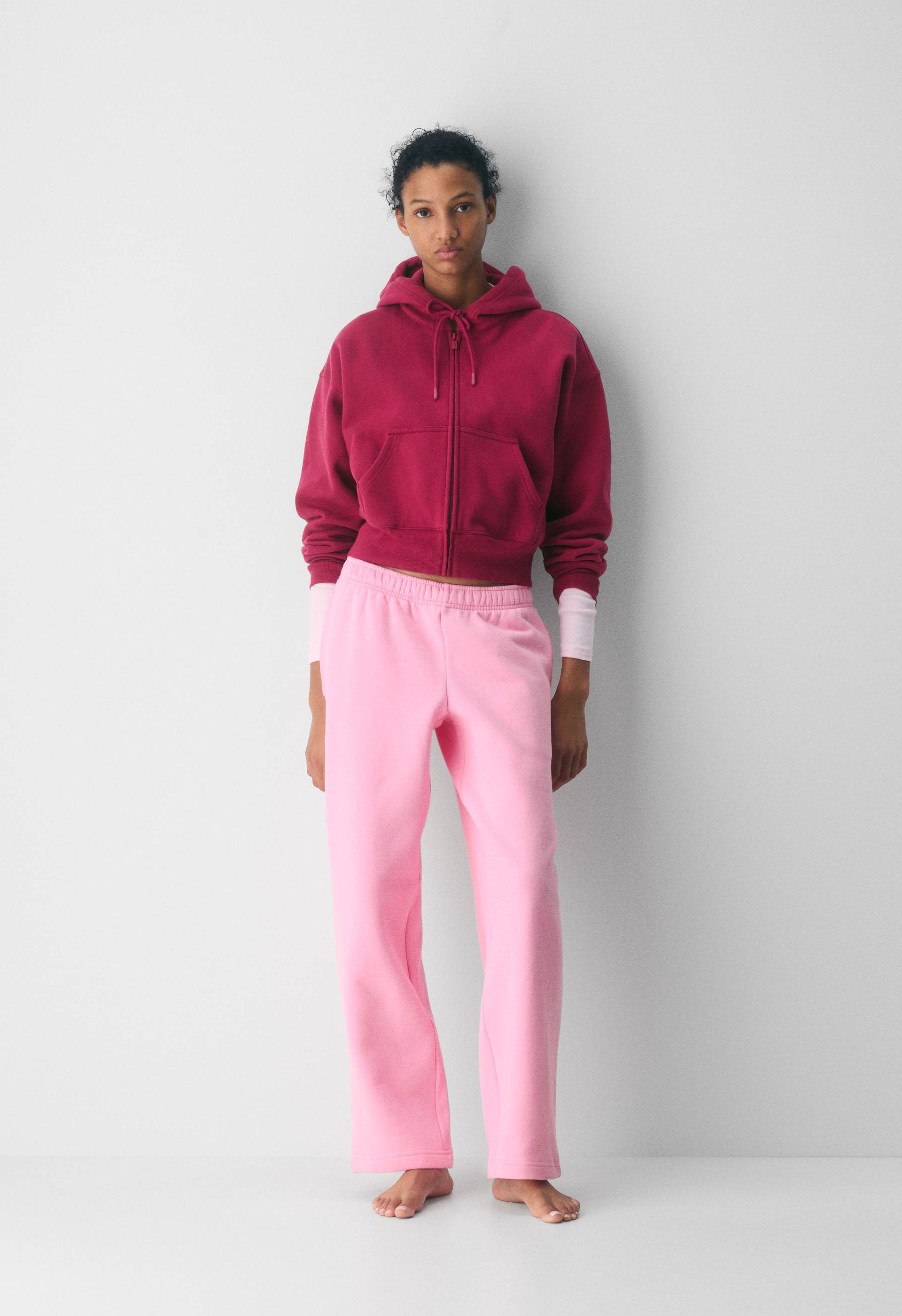 Cozy Sweatfleece Boyfriend Boxy Zip Hoodie