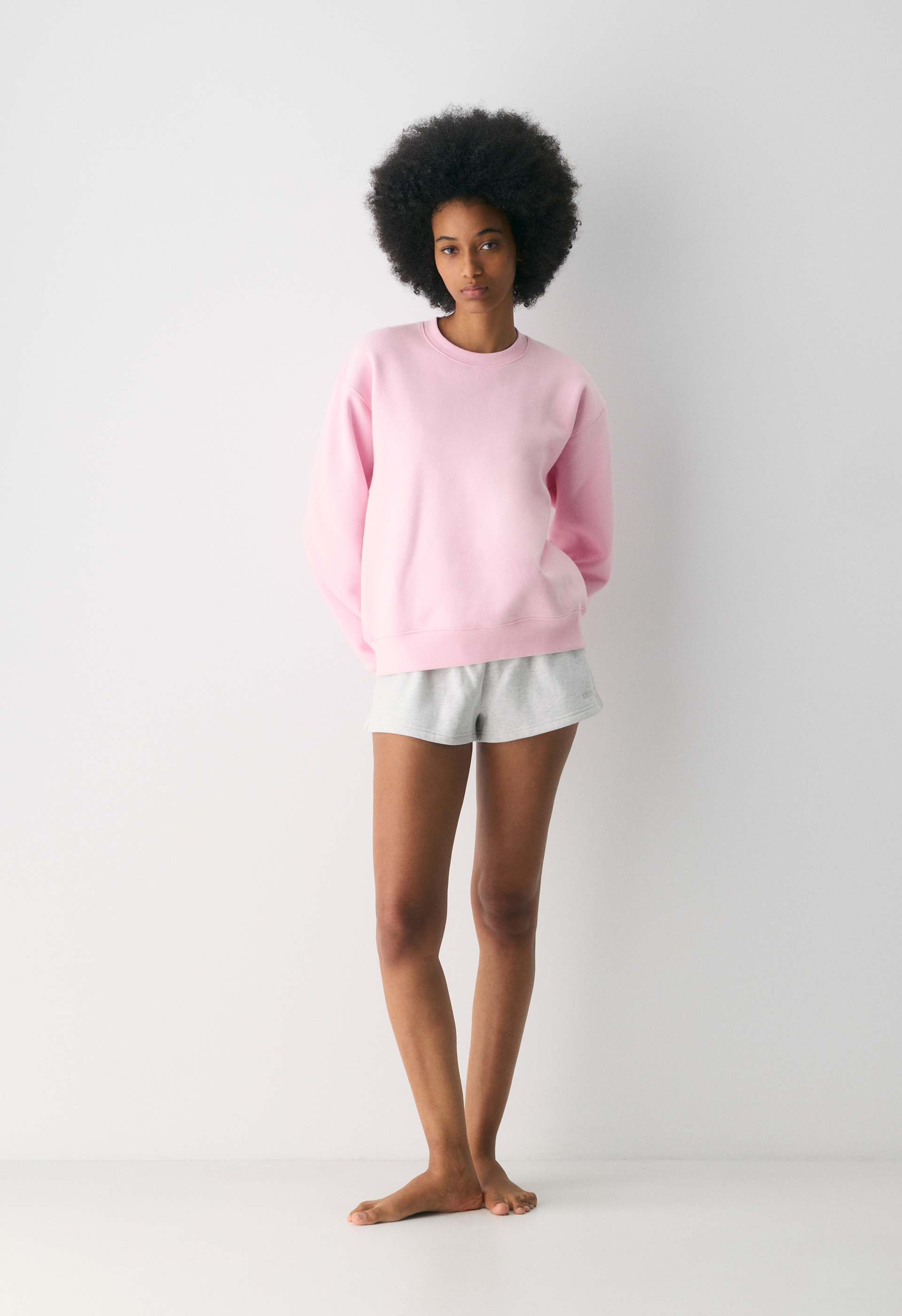 Cozy Sweatfleece Perfect Crew Sweatshirt