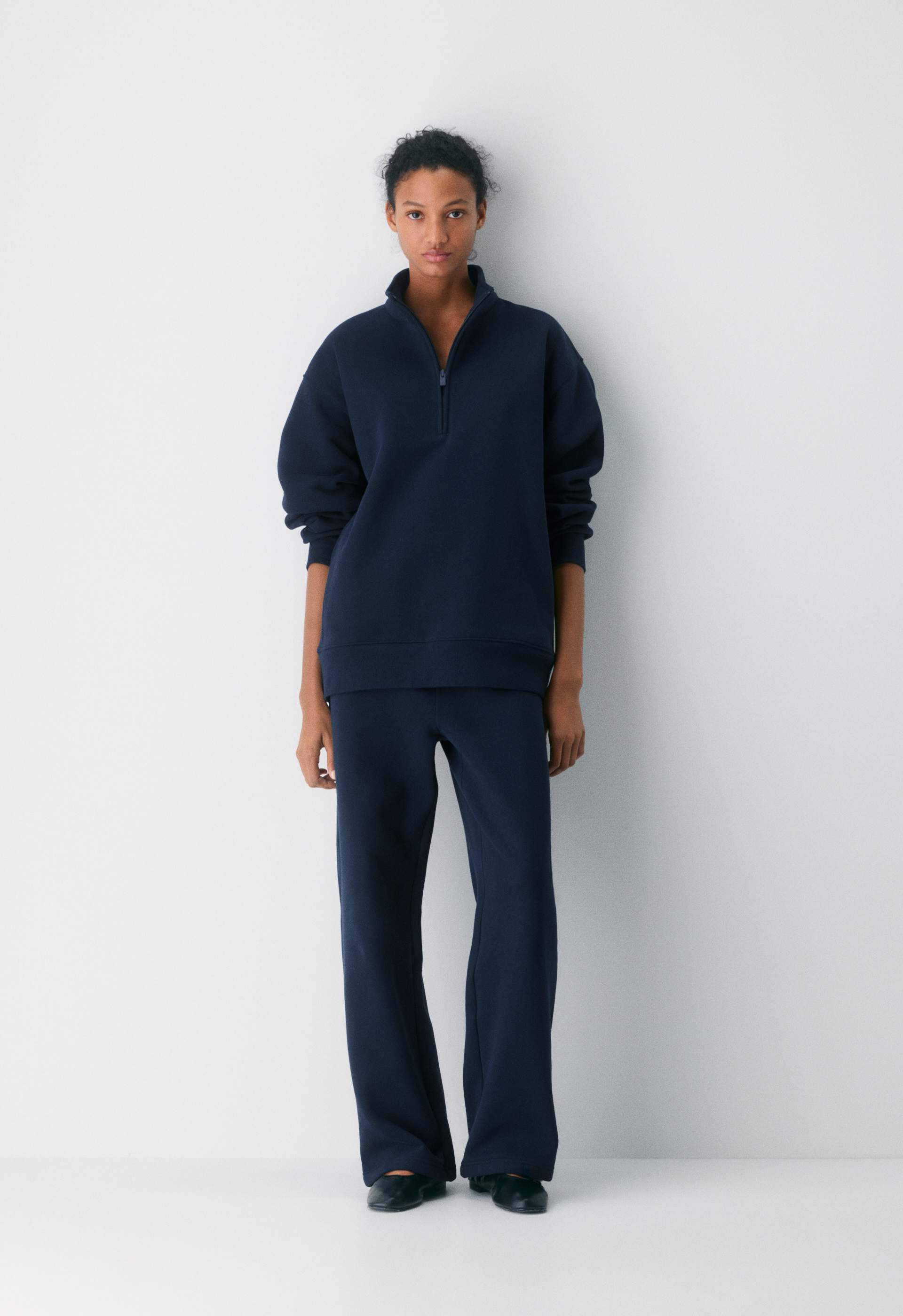 Cozy Sweatfleece Boyfriend 1/2 Zip