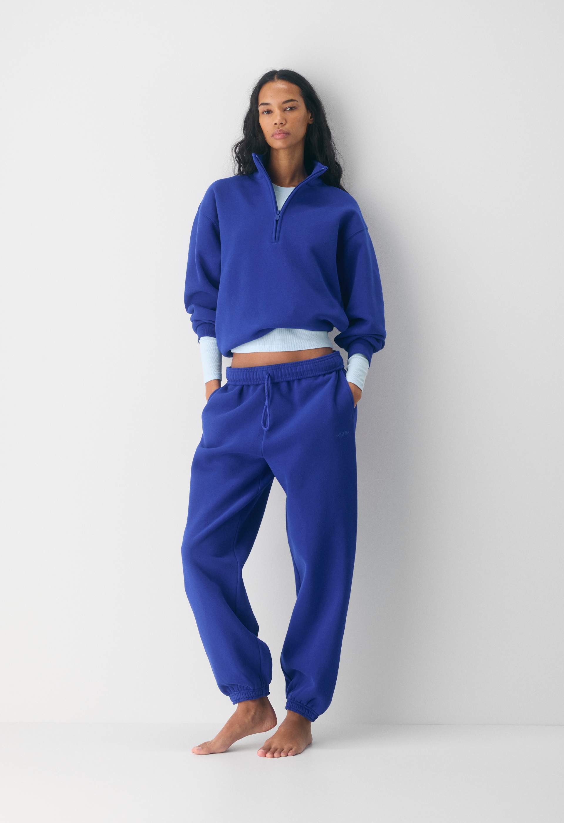 Cozy Sweatfleece Boyfriend 1/2 Zip