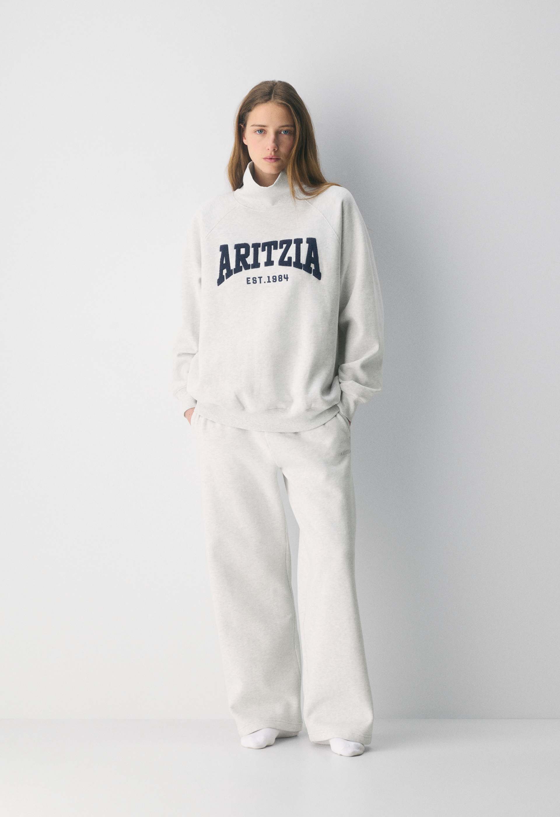 Cozy Sweatfleece Mega Raglan™ Funnel Neck
