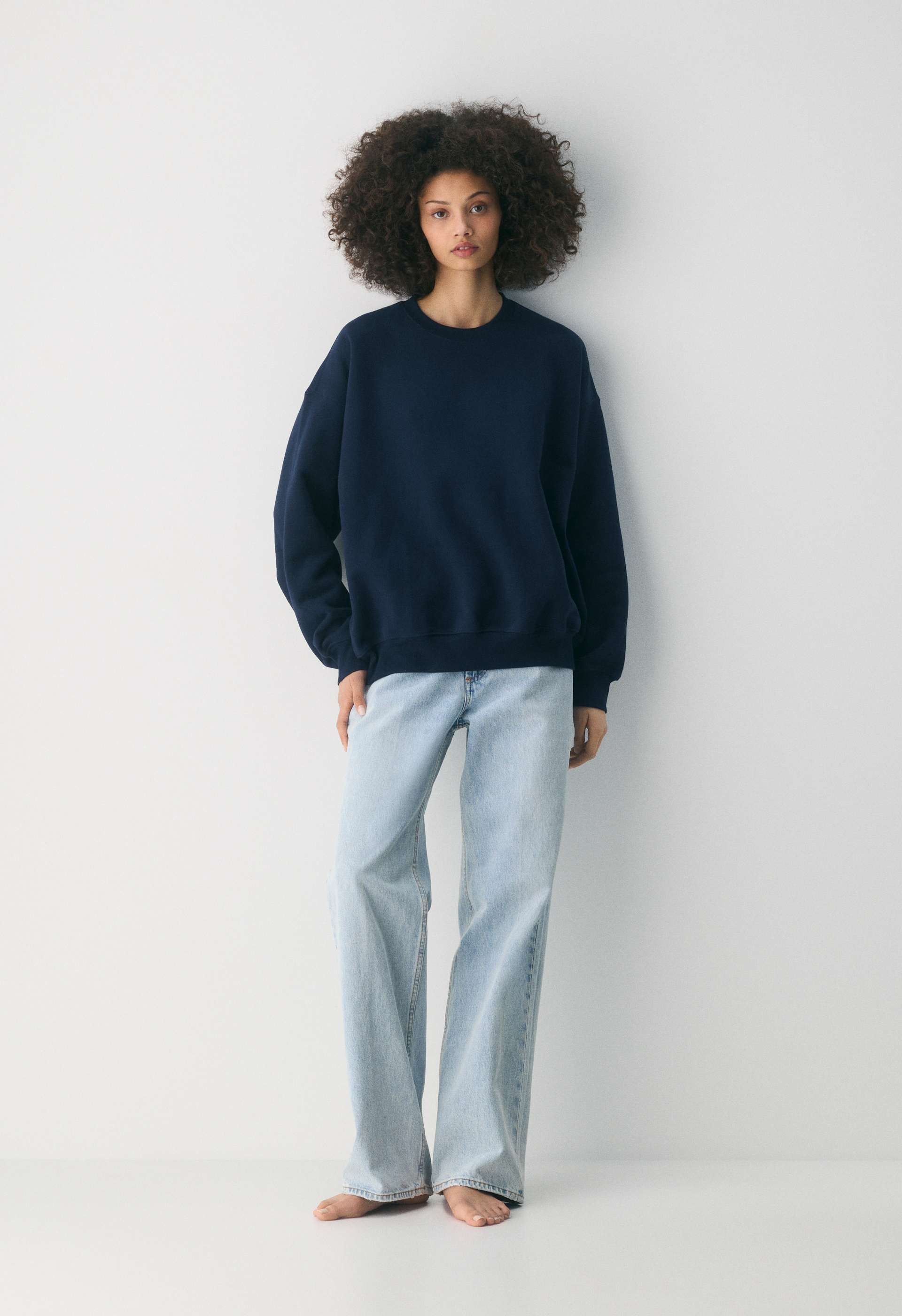New Cozy Sweatfleece Mega Crew Sweatshirt | Aritzia US