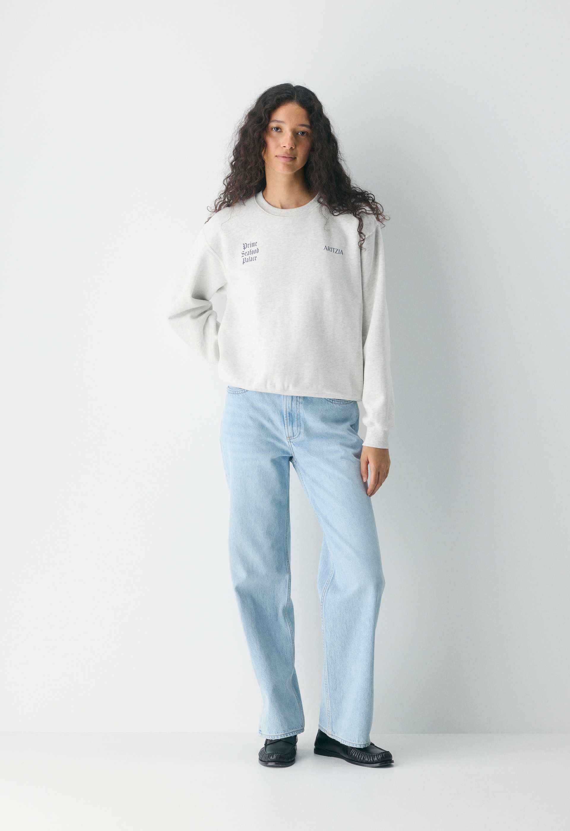 Cozy Sweatfleece Perfect Crew Sweatshirt | Aritzia US