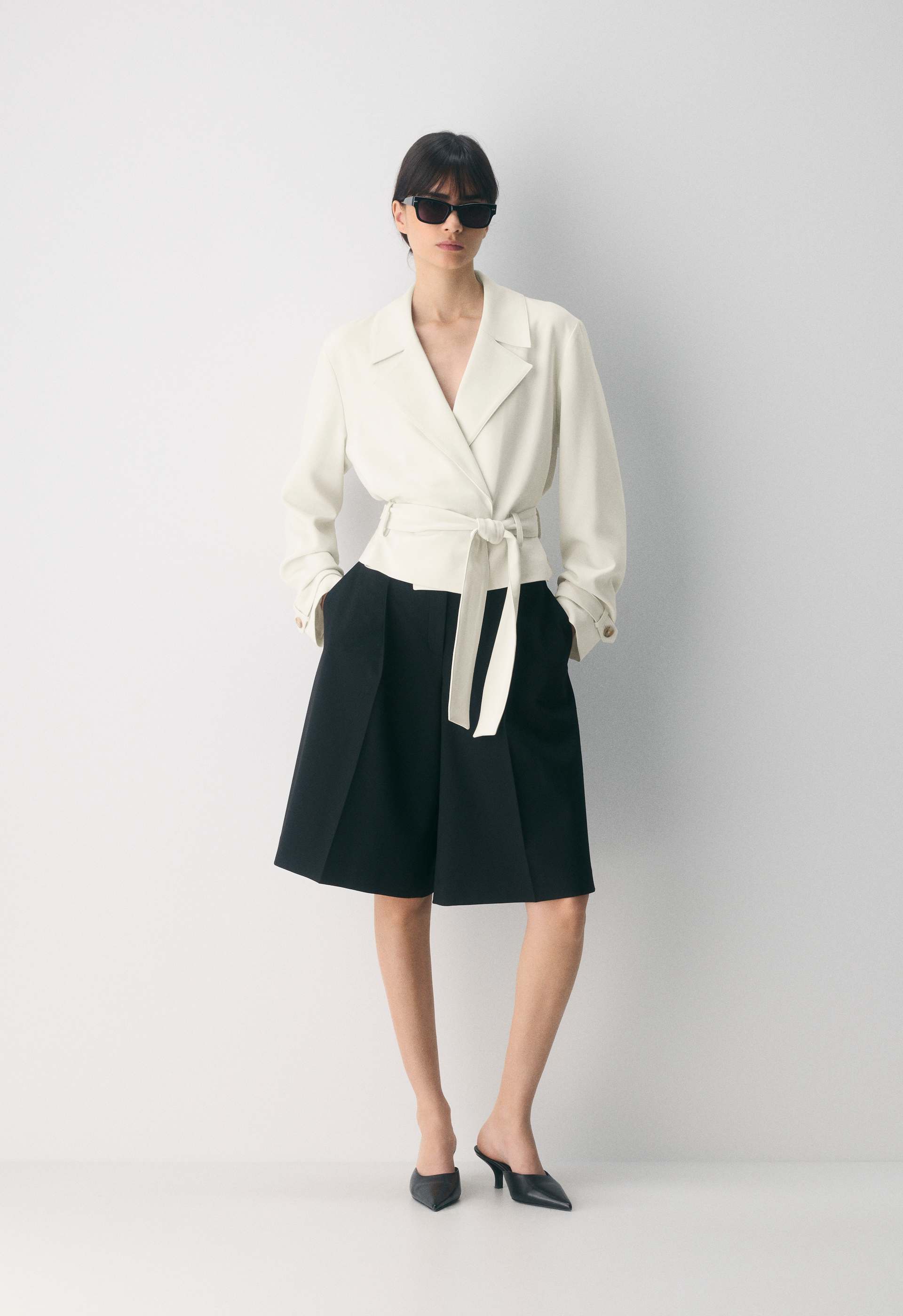 Postage Trench Coat - Sway Crepe