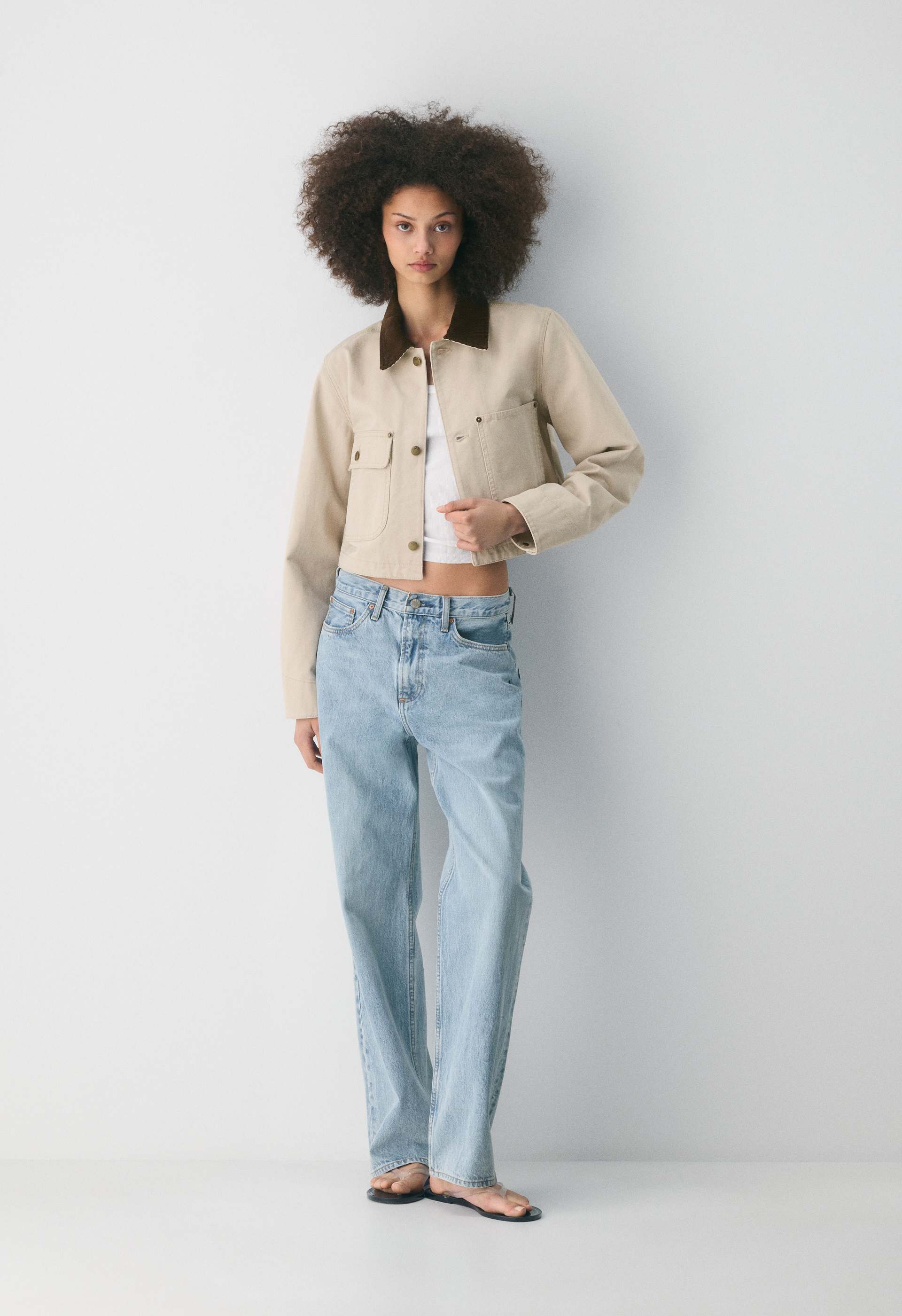 Barnett Lighweight Cropped Chore Jacket