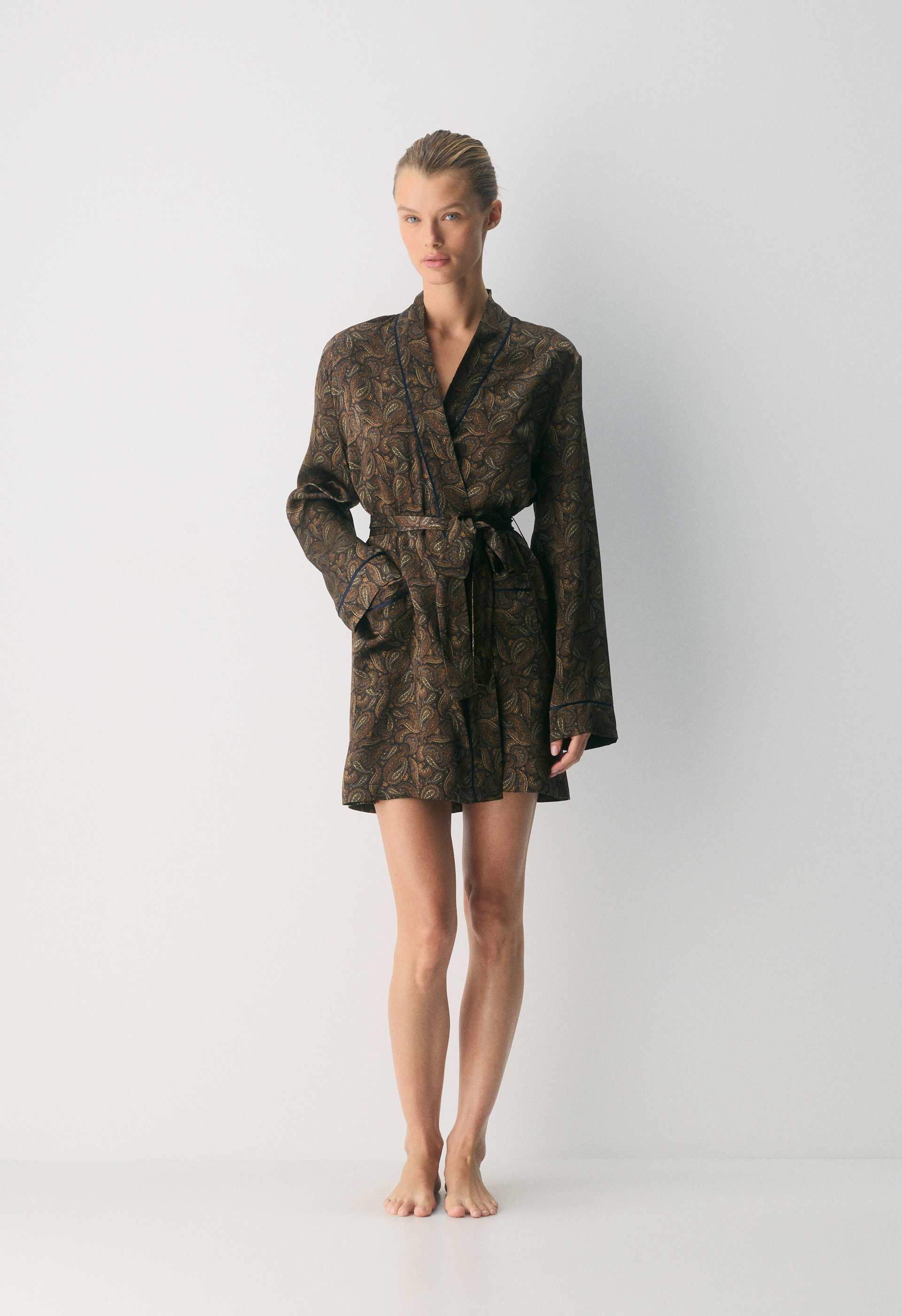 Nightside Silk Pajama Robe