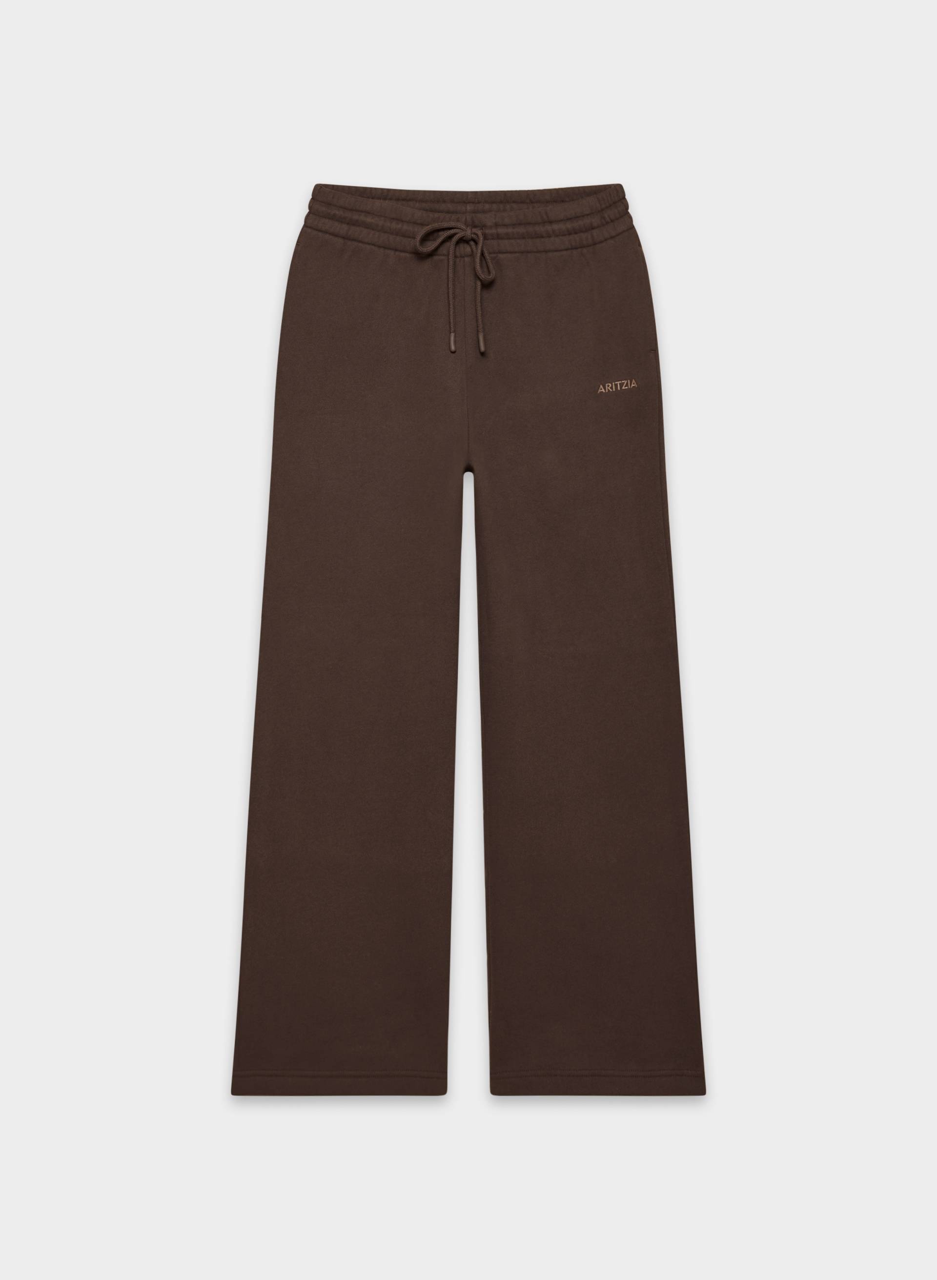 COZY SWEATFLEECE BOYFRIEND WIDE SWEATPANT